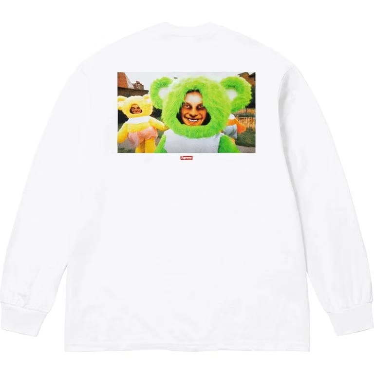 Supreme Aphex Twin Donkey Rhubarb L/S Tee White