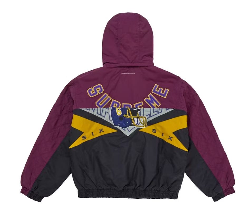 Supreme MM6 Maison Margiela Split Stadium Jacket Purple