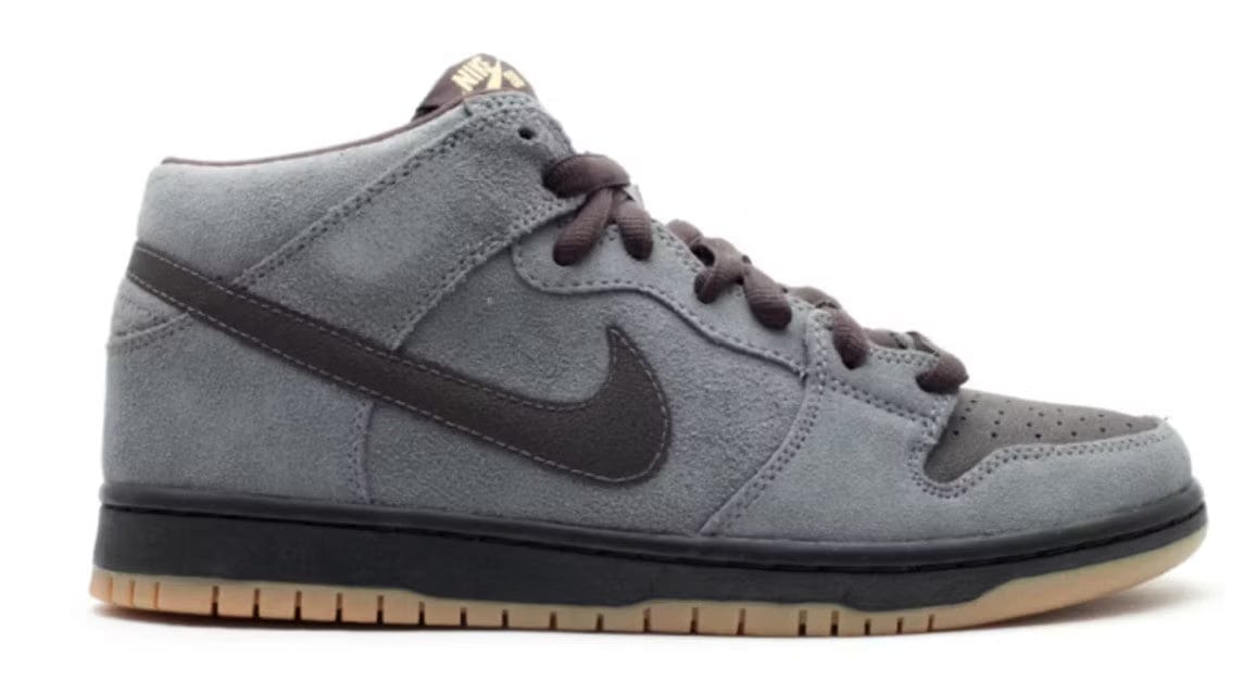 Nike SB Dunk Mid Charcoal Tar (WORN)