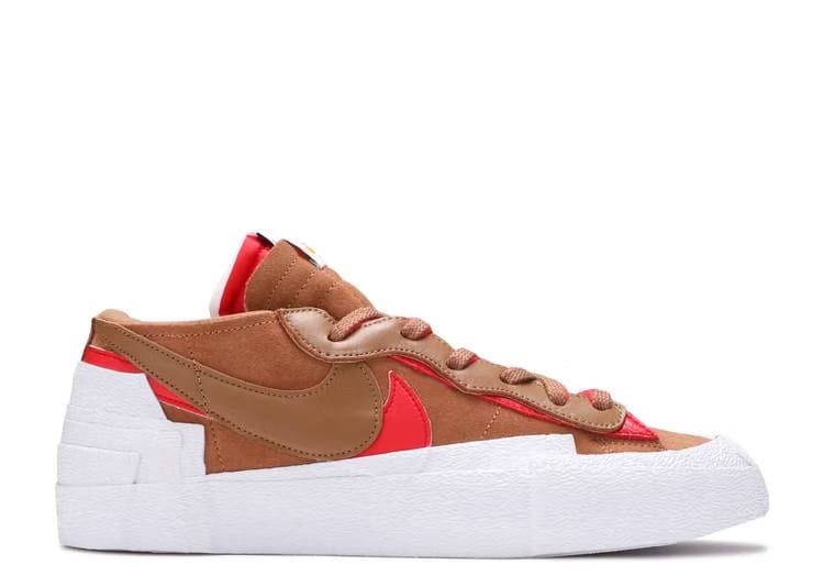 Nike Blazer Low sacai British Tan (WORN)