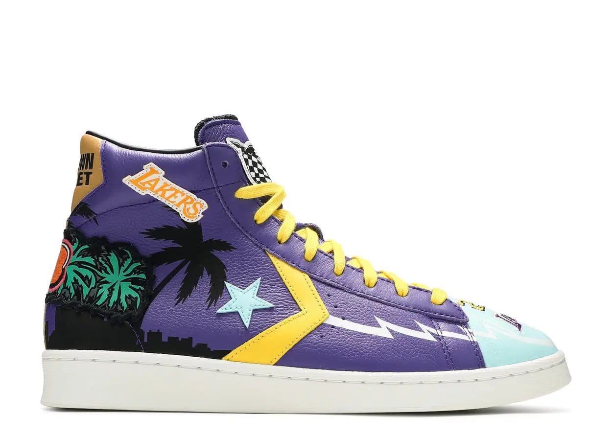 Converse Chuck Taylor All Star 70 Hi Chinatown Market NBA Los Angeles Lakers (WORN)