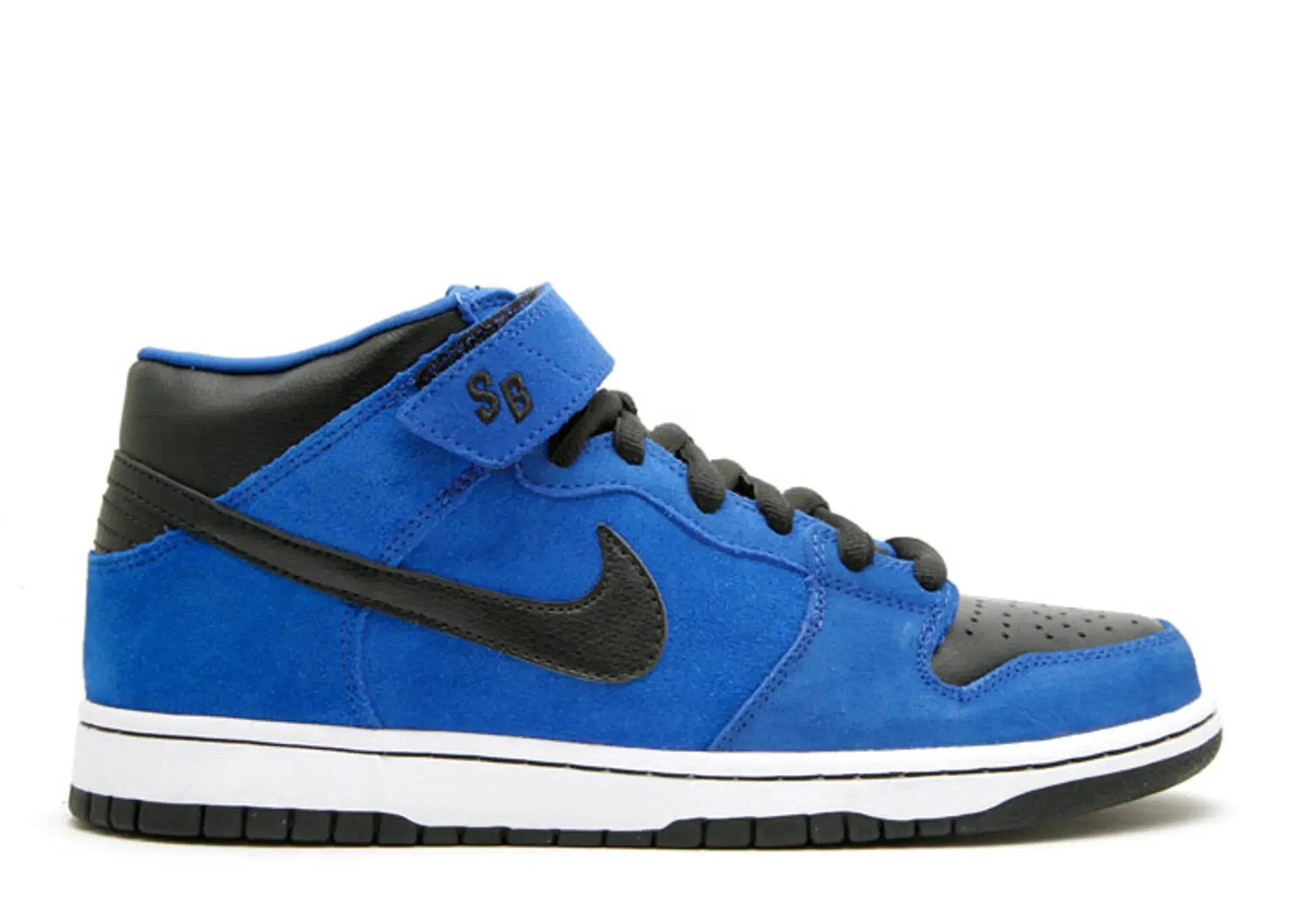 Nike SB Dunk Mid Royal Blue Black (WORN)
