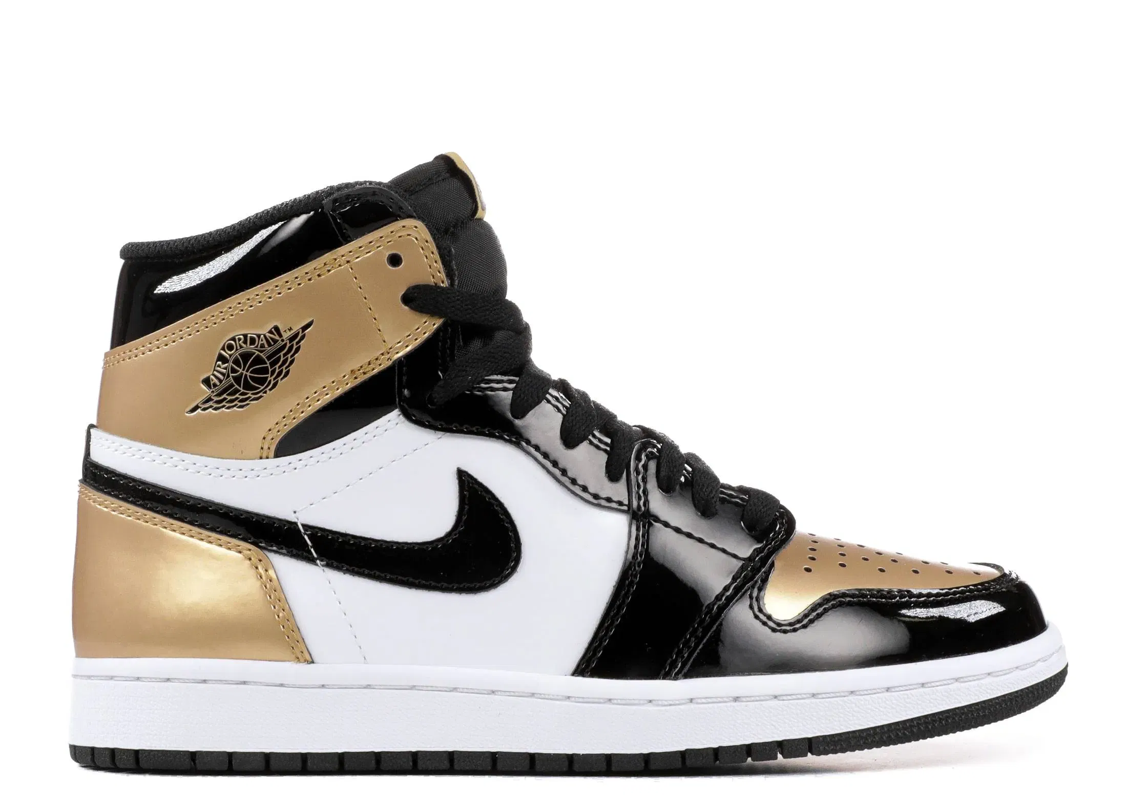 Air Jordan Jordan 1 Retro High NRG Patent Gold Toe (WORN)