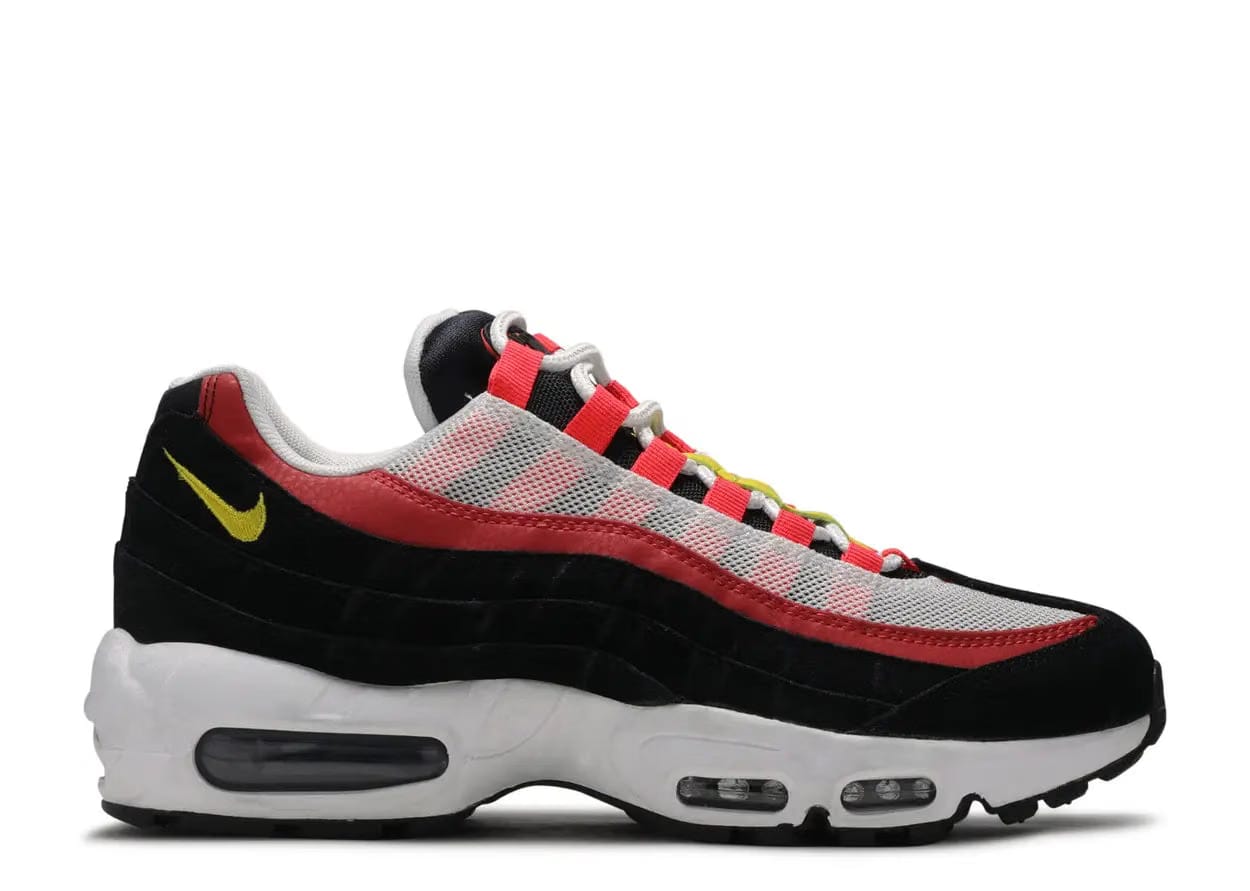 Nike Air Max 95 Black Crimson Yellow