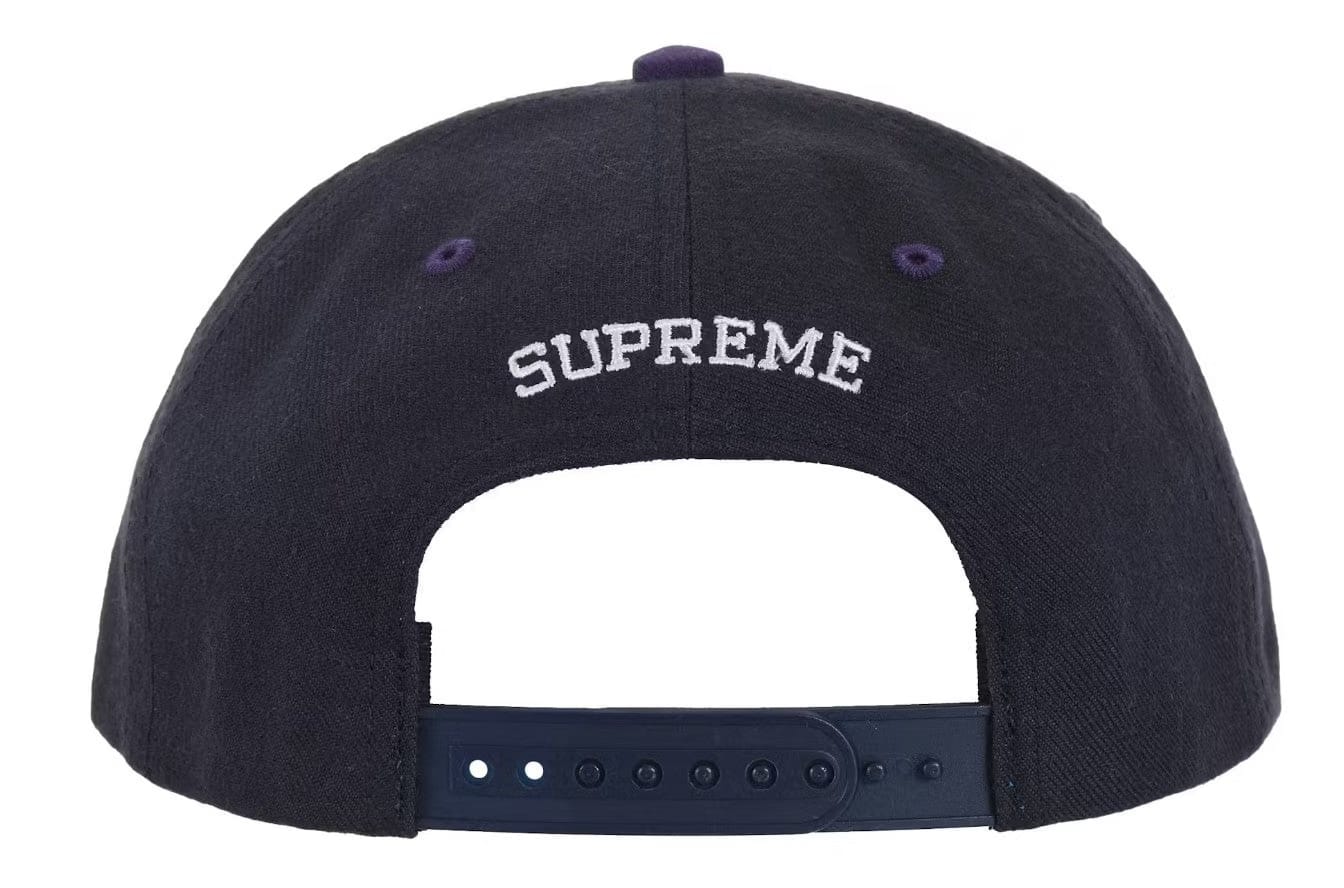 Supreme Pledge Allegiance 6-Panel Cap (FW25) Navy