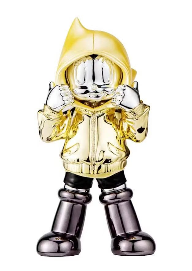TOY QUBE ToyQube Astro Boy Chrome Hoodie - Gold Yellow Figure
