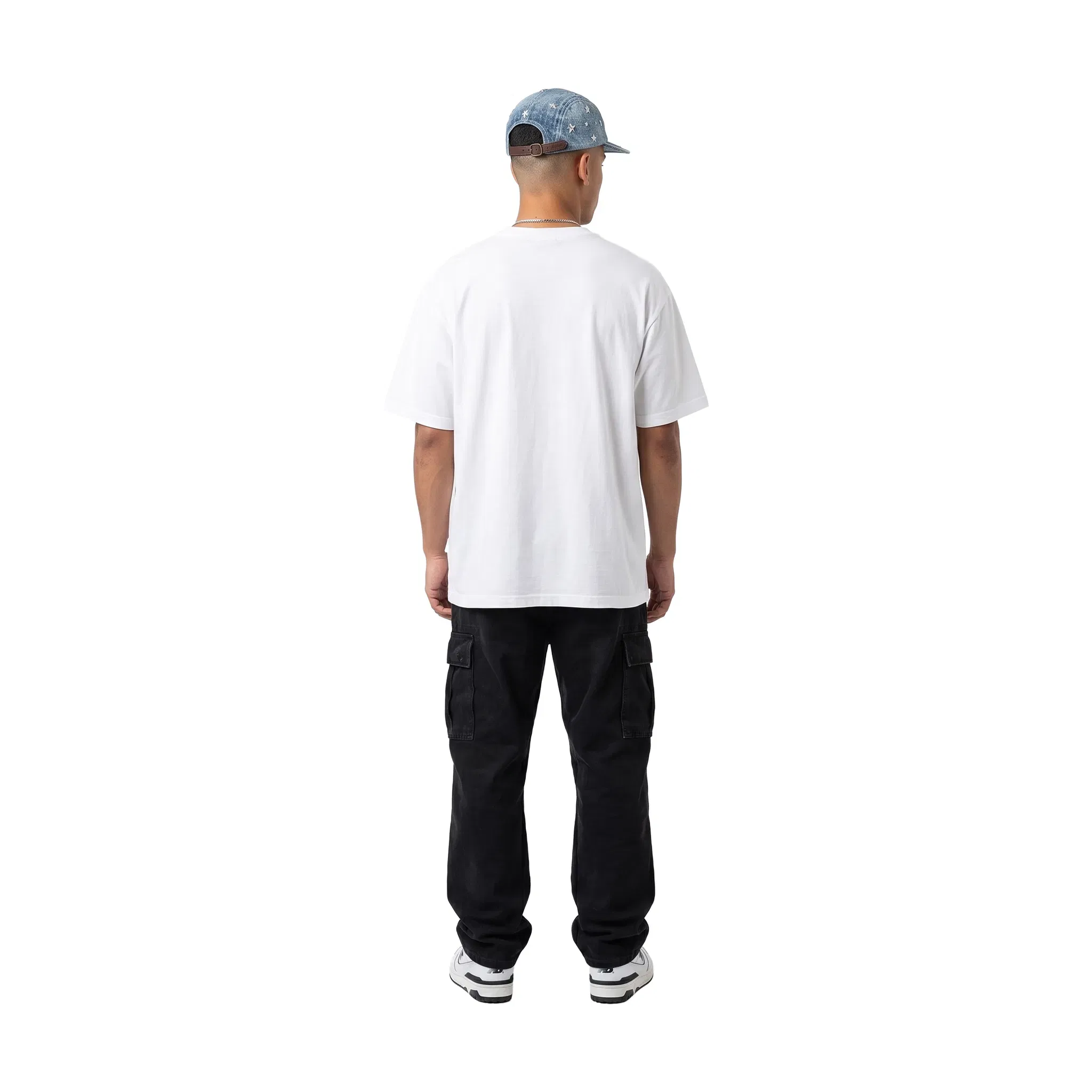 Supreme Stars Studded Denim Camp Cap Washed Indigo (SS26)
