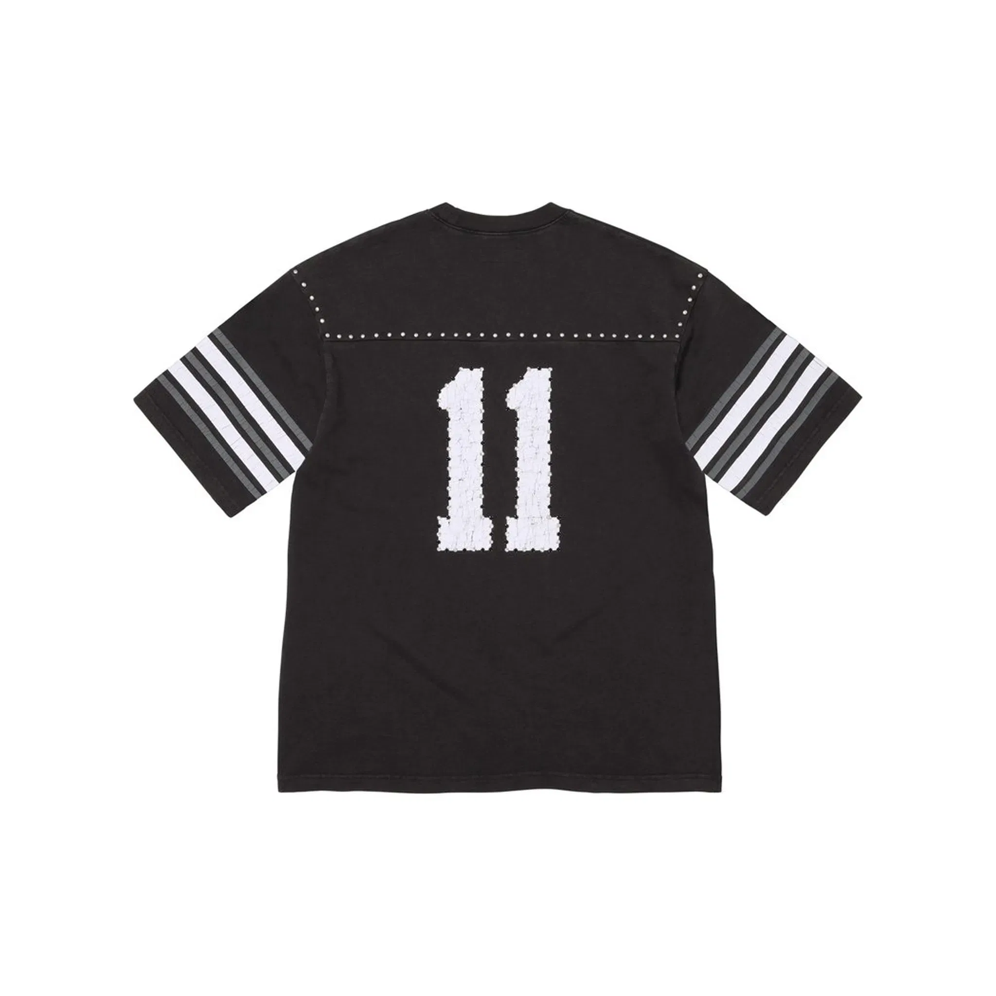 Supreme Studded Short Sleeved Football Tee Black (SS26)