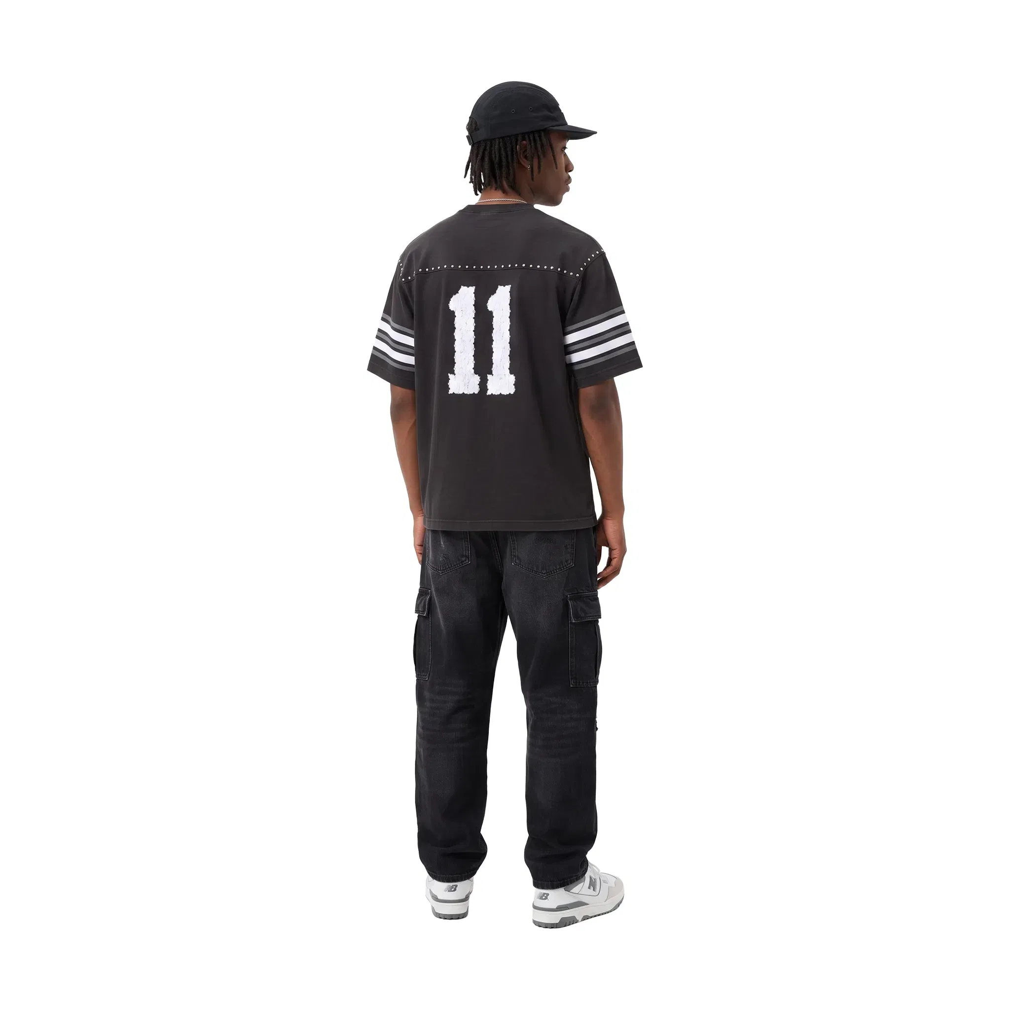 Supreme Studded Short Sleeved Football Tee Black (SS26)