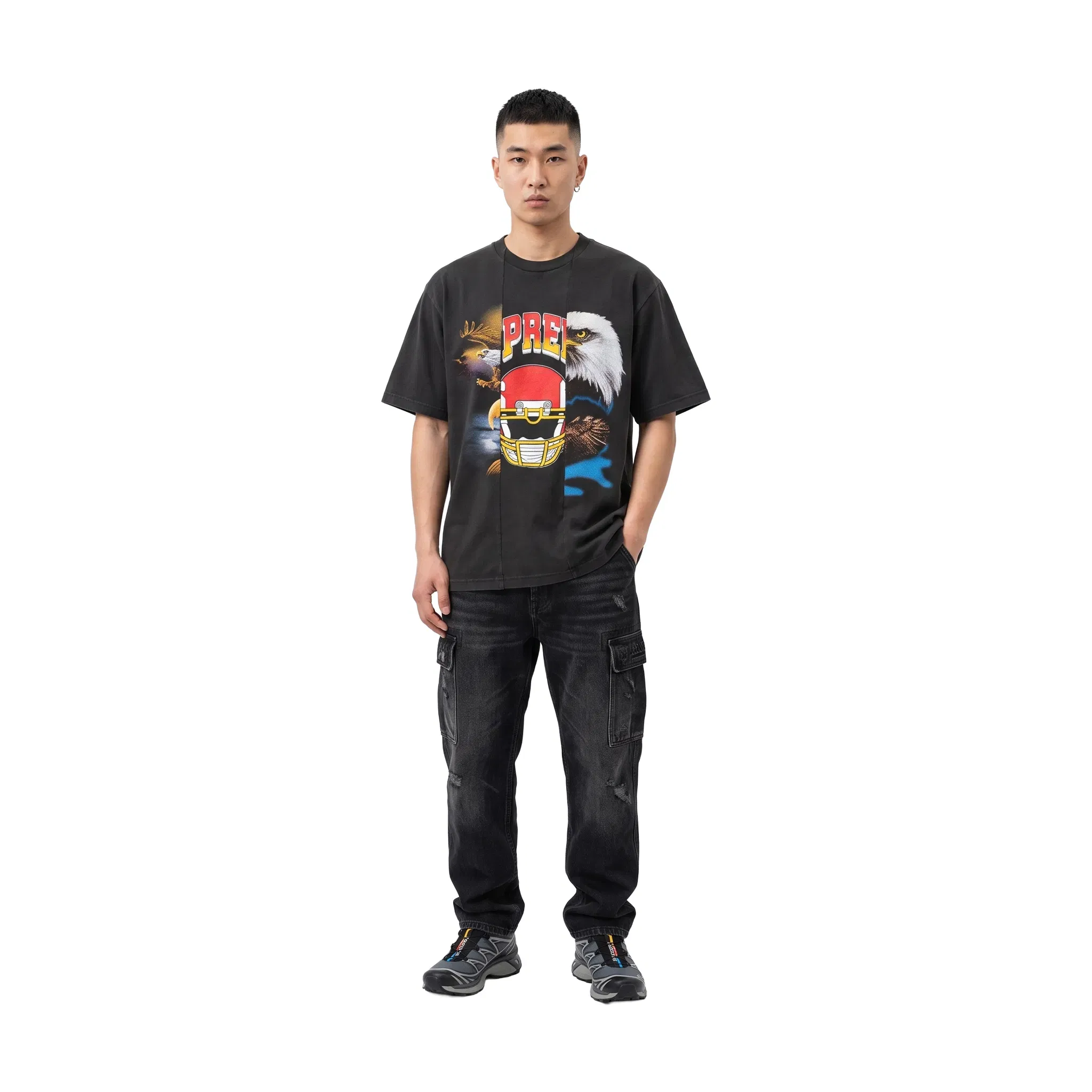 Supreme®/MM6 Maison Margiela Split Short Sleeved Tee Black (SS26)