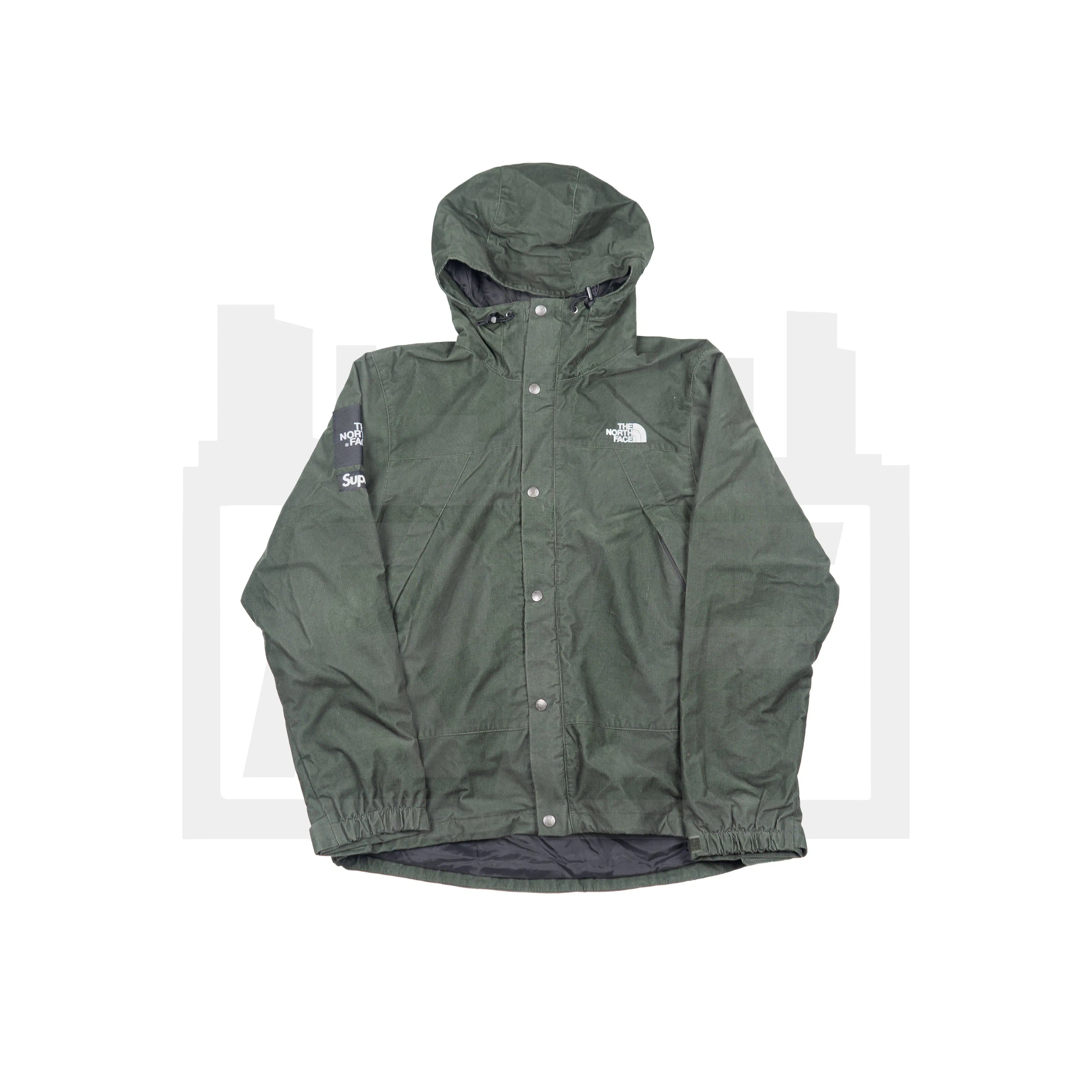 Supremearchive Supreme TNF Corduroy Mountain Parka (S/S12) Green
