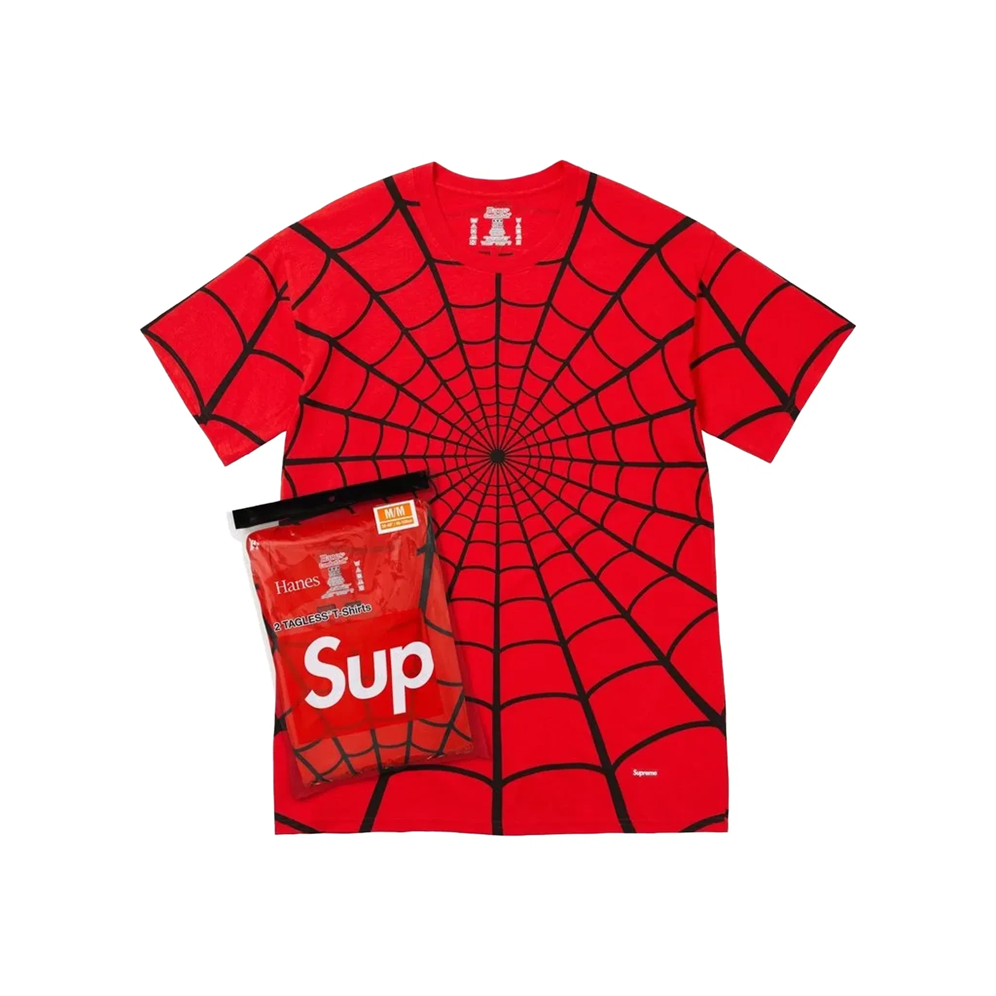 Supreme®/Hanes® Spider-Man Tagless 2 Pack Tee Red (SS26)