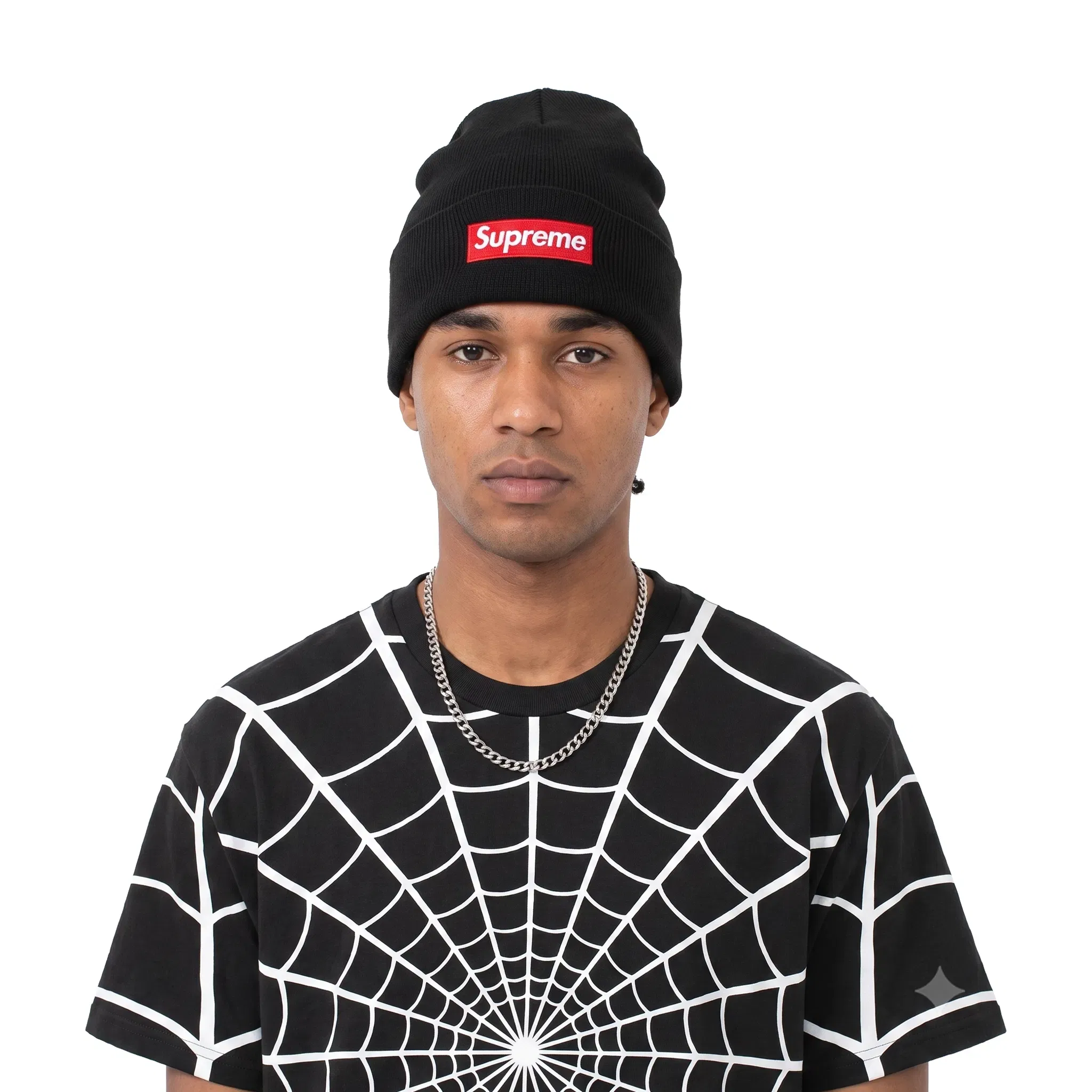 Supreme®/Hanes® Spider-Man Tagless 2 Pack Tee Black (SS26)