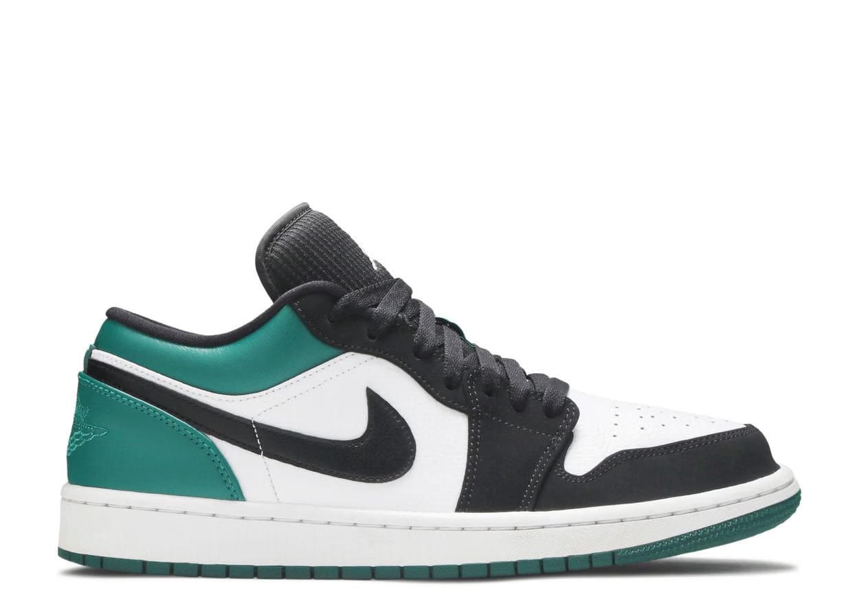 Air Jordan Jordan 1 Low White Black Mystic Green