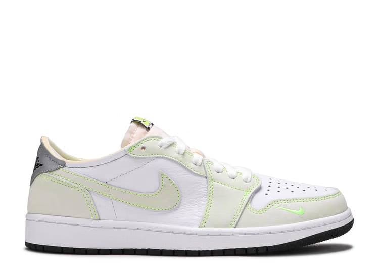 Air Jordan Jordan 1 Retro Low White Ghost Green Black (WORN)