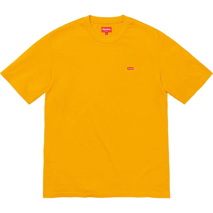 Supreme Small Box Tee Mustard
