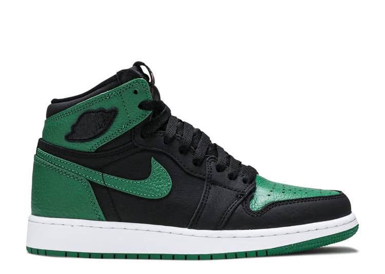Air Jordan Jordan 1 Retro High Pine Green Black (GS) (WORN)