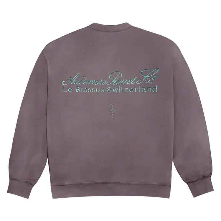 Cactus Jack by Travis Scott x Audemars Piguet Logo Crewneck II Purple