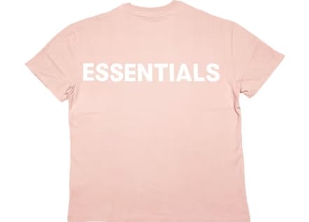 Fear of God Essentials Pink 3M Logo Boxy T-shirt Blush