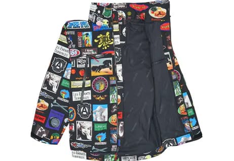 Supreme GORE-TEX Stickers Shell Jacket (SS21) Black