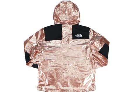Supreme The North Face Metallic Mountain Parka Rose Gold