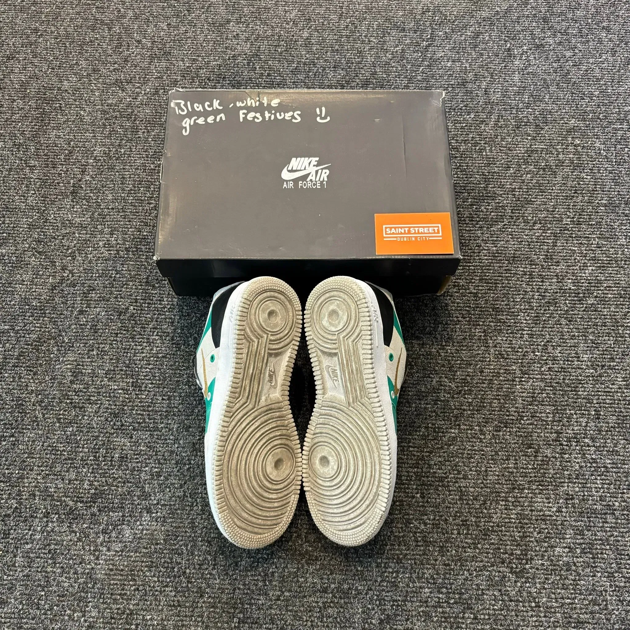 Nike AF1 Mini Swoosh White/Green