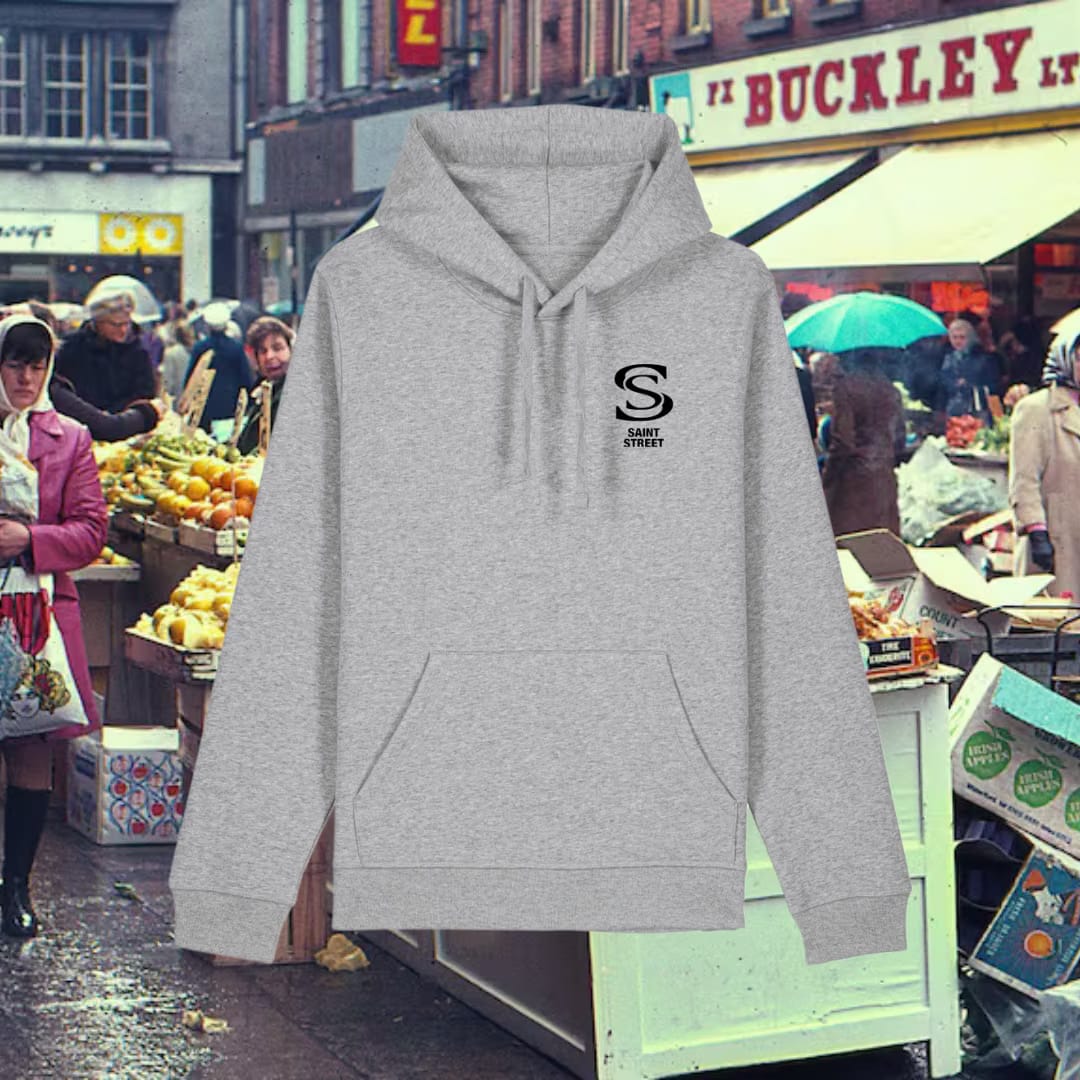 Saint Street Merch Saint Street 'Double S' Hoodie Grey