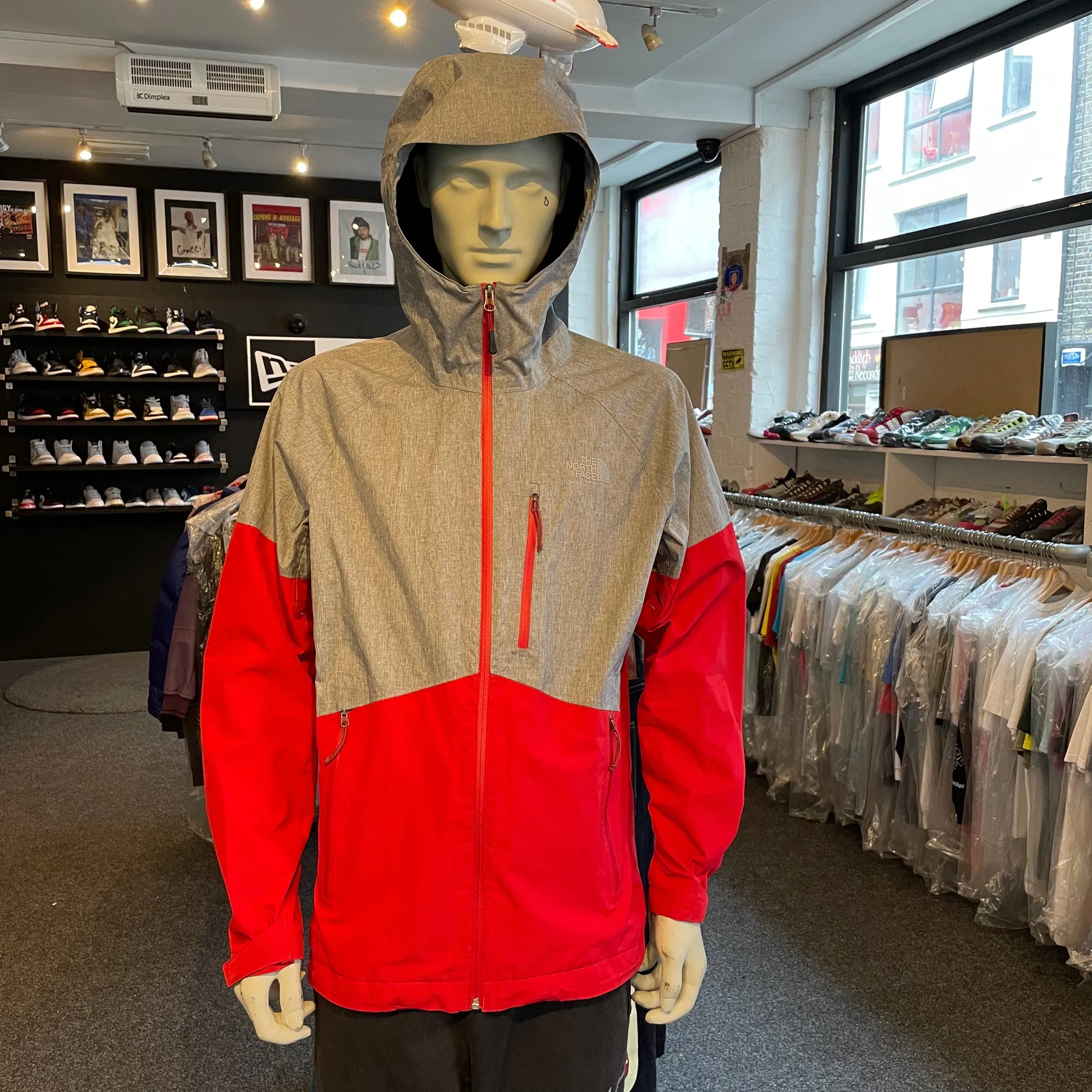 The North Face TNF Red/Grey Hyvent 2.5 Jacket