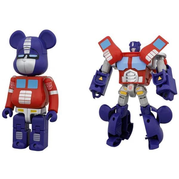 MEDICOM TOY Bearbrick Takara Tomy Transformers Set 200%