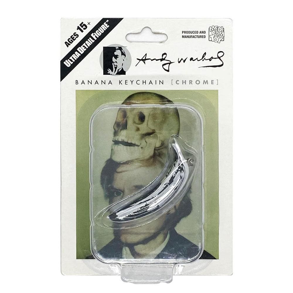 Medicom Toy Andy Warhol Banana Keychain