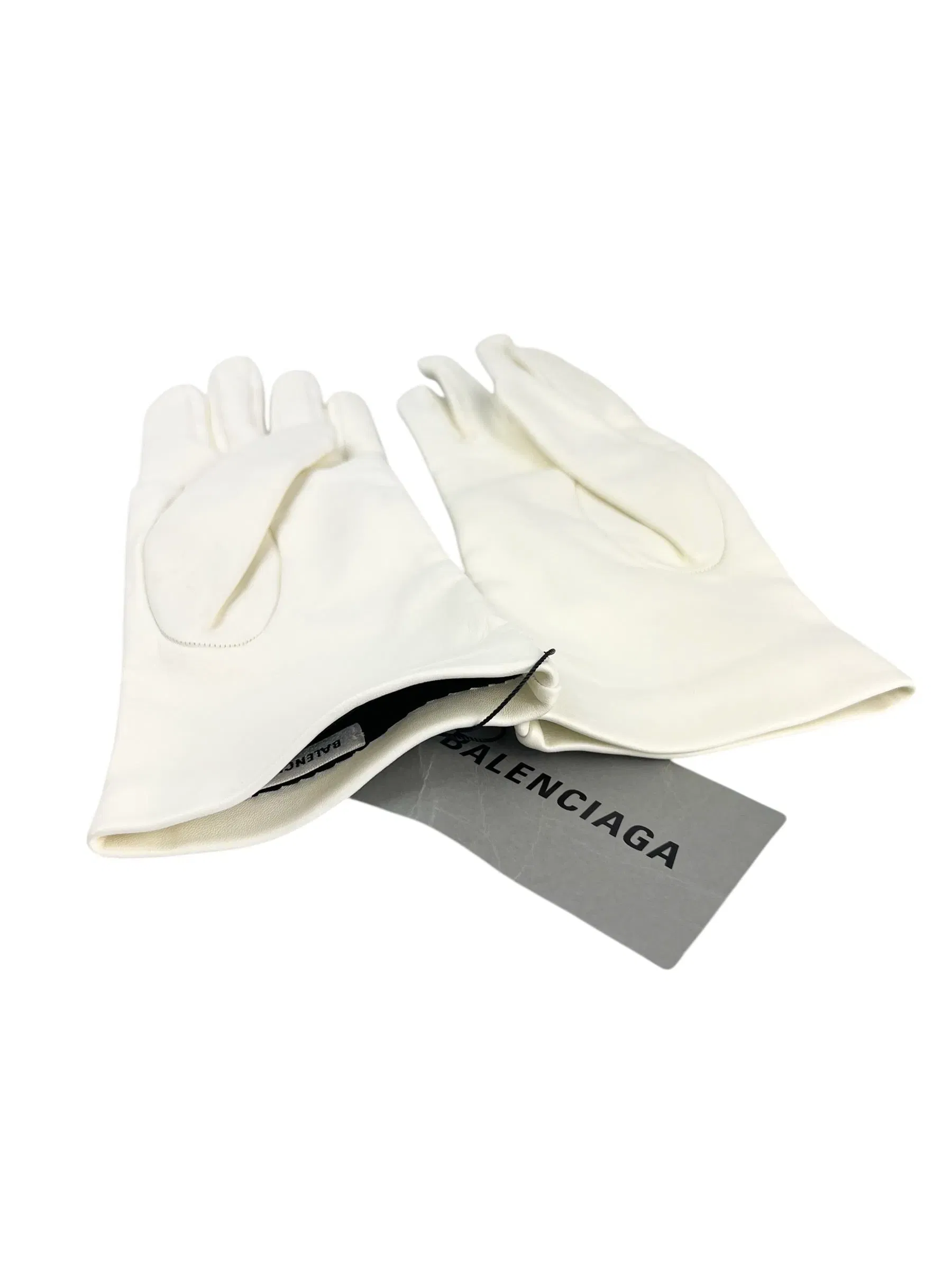 Balenciaga Giant BB Metal Logo Gloves