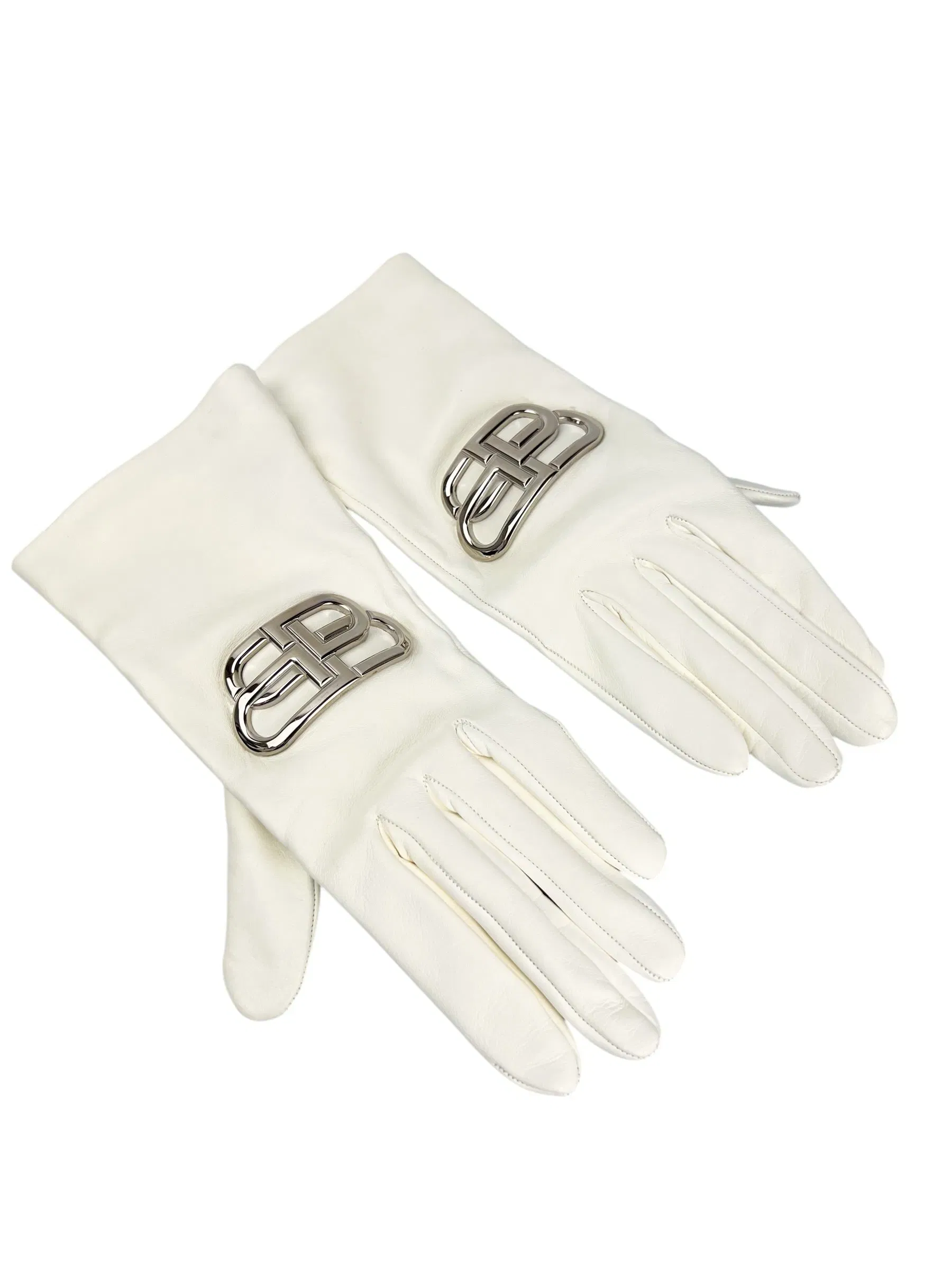 Balenciaga Giant BB Metal Logo Gloves