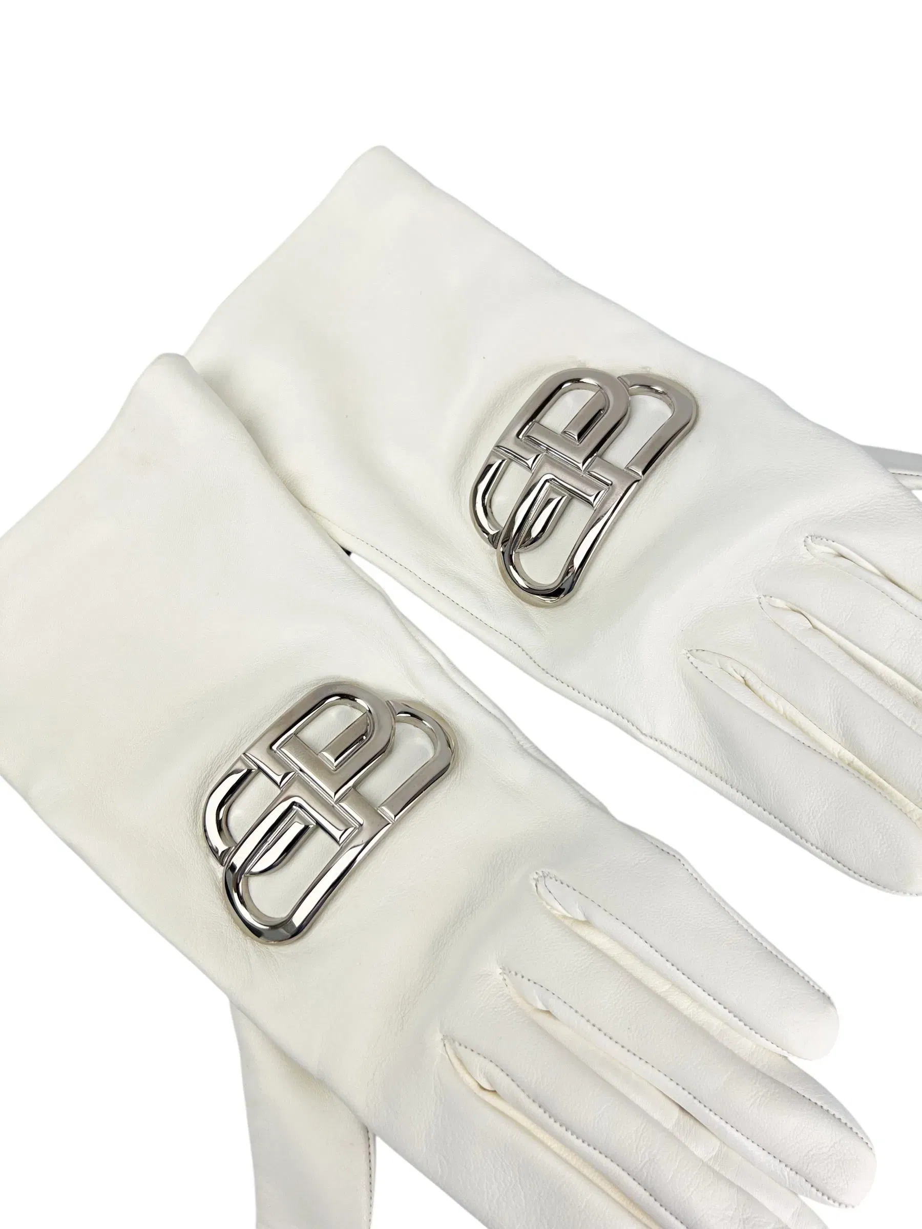 Balenciaga Giant BB Metal Logo Gloves