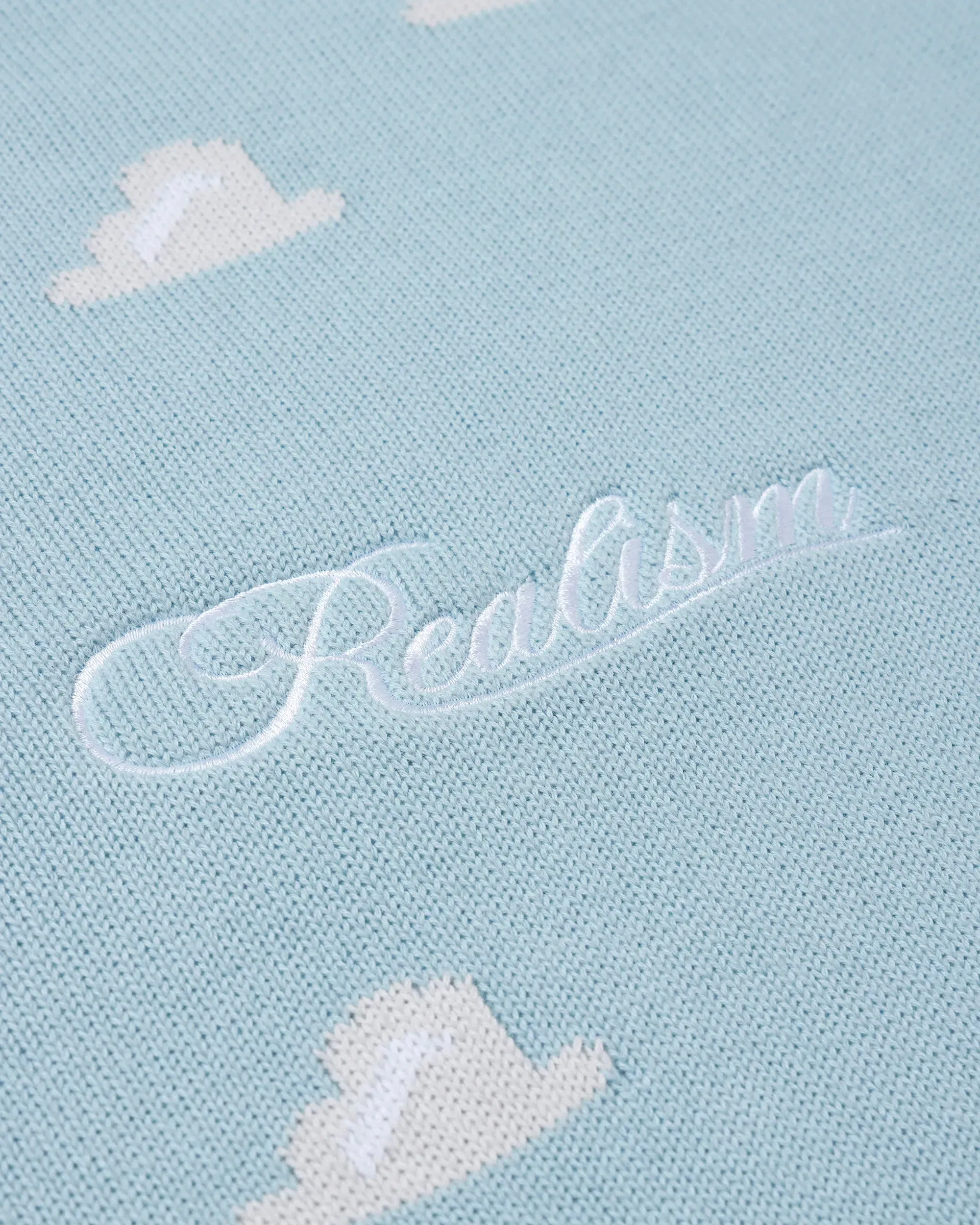 REALISM AND TOY STORY CLOUD KNIT SWEATER POWDER BLUE