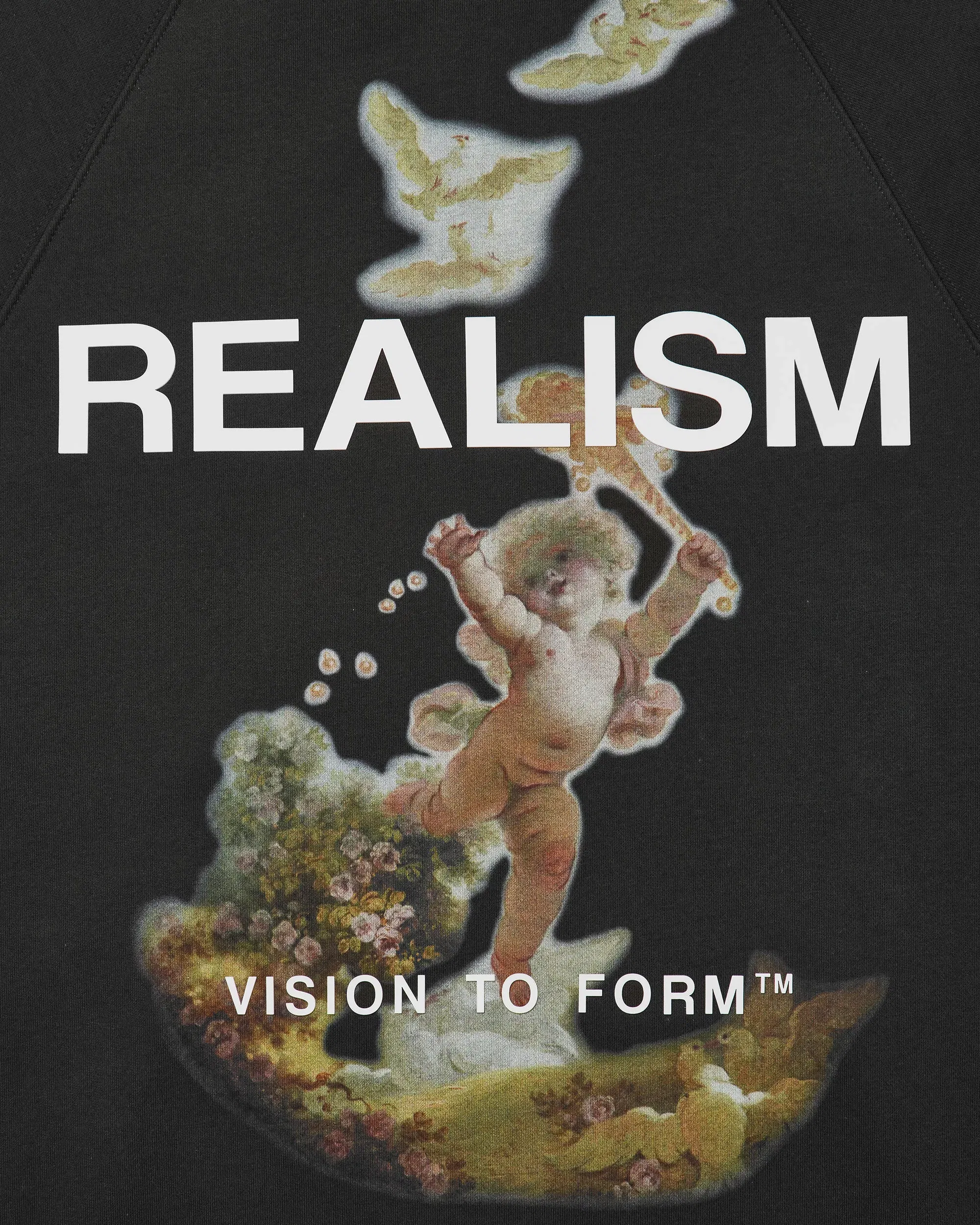 Realism SSS REALISM REALM OF ANGELS ZIP HOODIE V2 ASPHALT