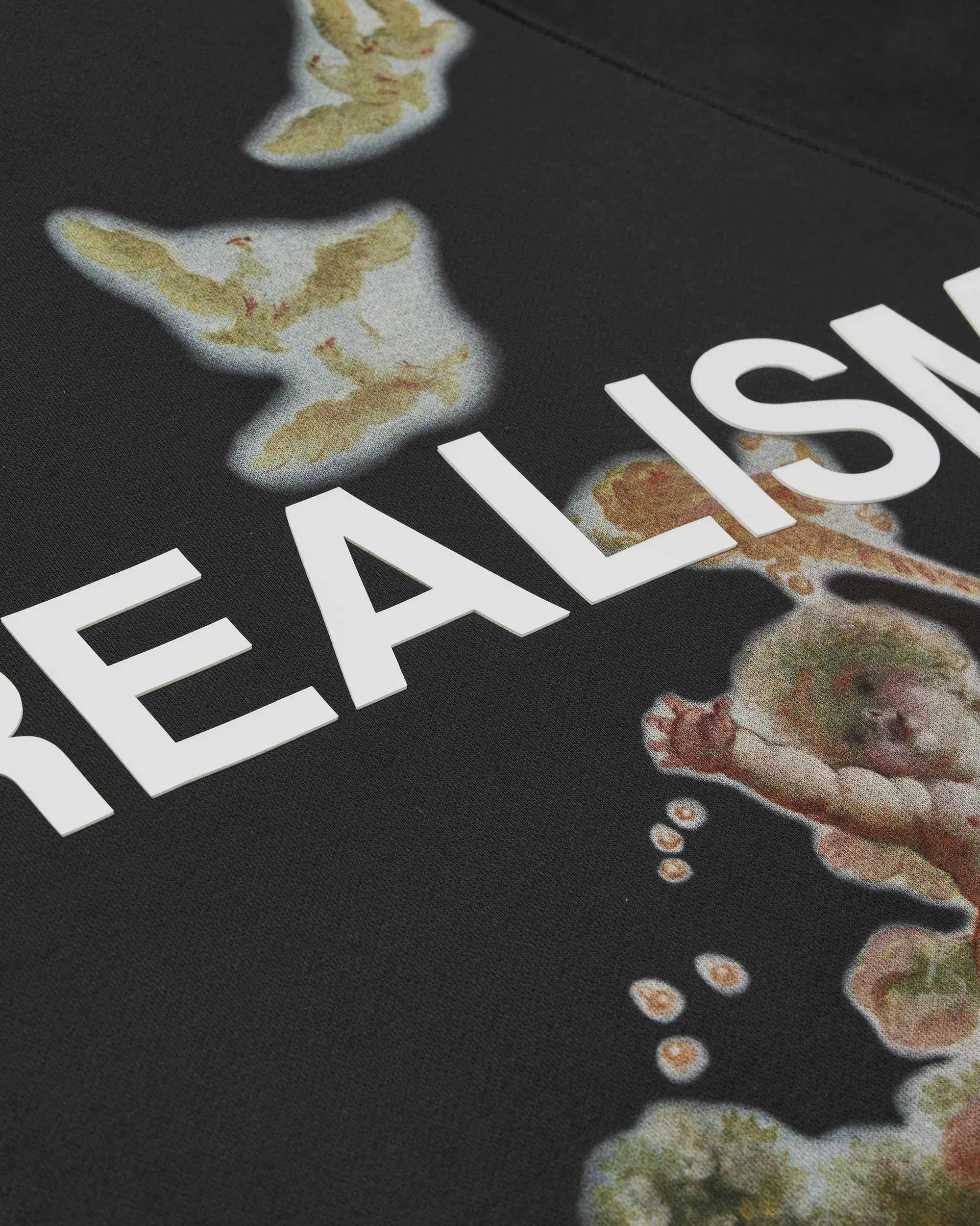 Realism SSS REALISM REALM OF ANGELS ZIP HOODIE V2 ASPHALT
