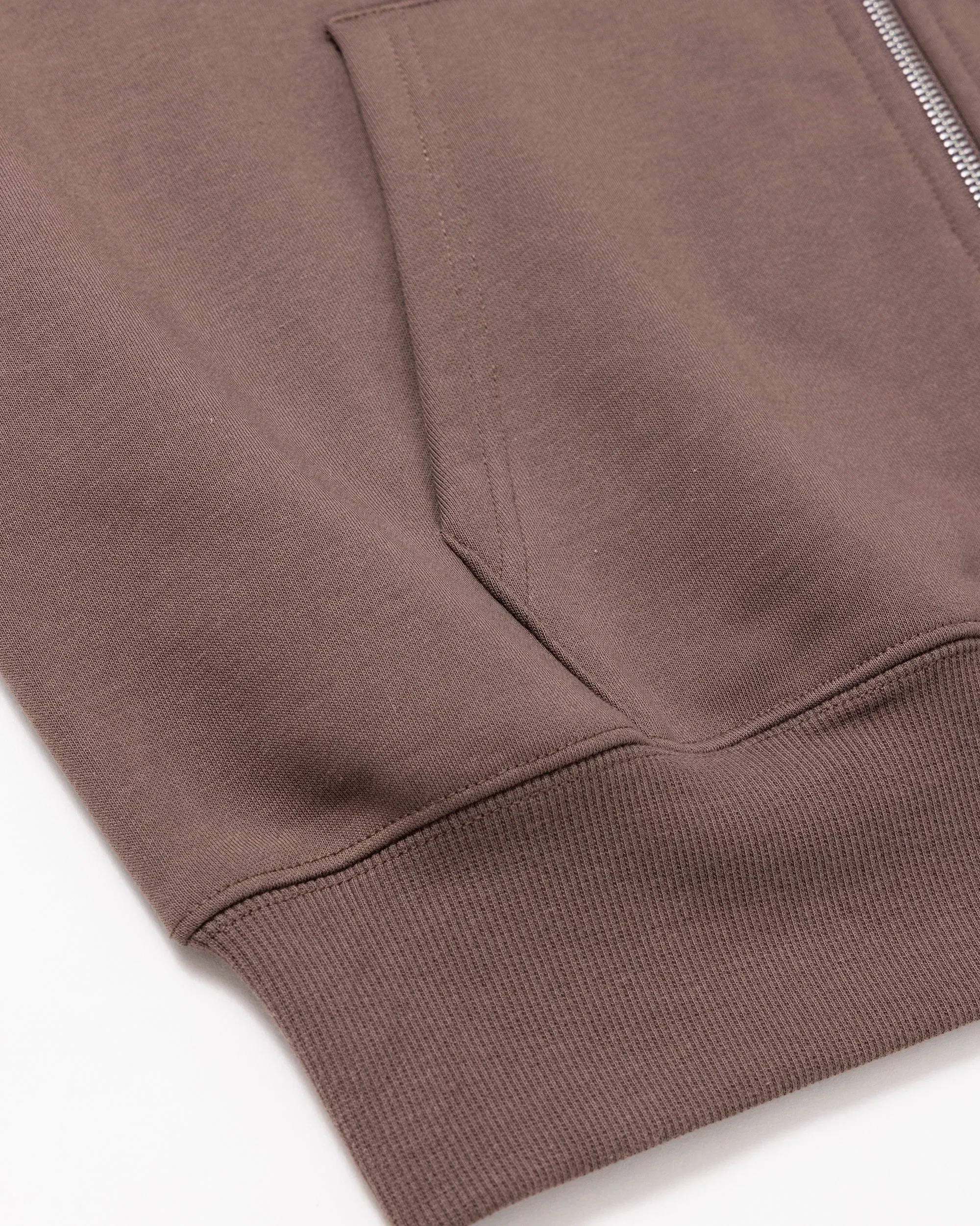 Realism SSS REALISM RADIANT ZIP HOODIE V2 STONE BROWN