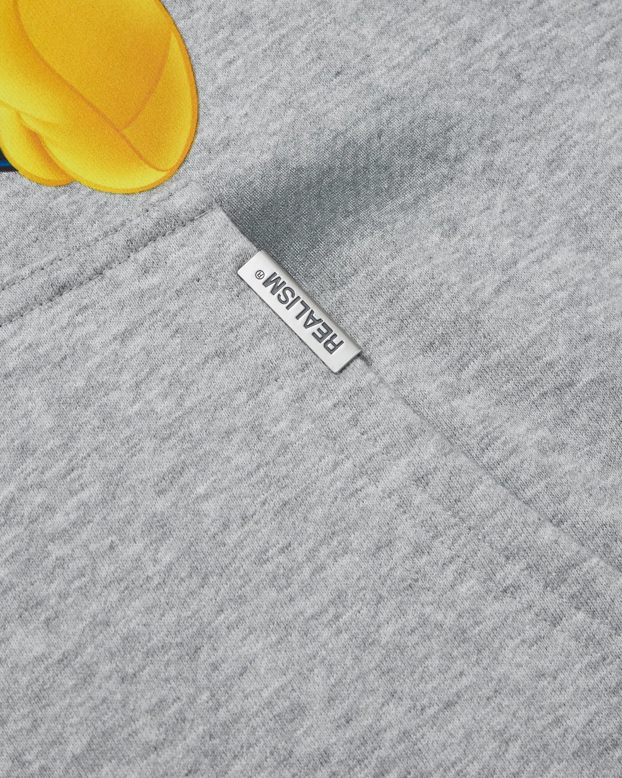 Realism SSS REALISM AND DISNEY MICKEY MOUSE ZIP HOODIE GREY MARLE