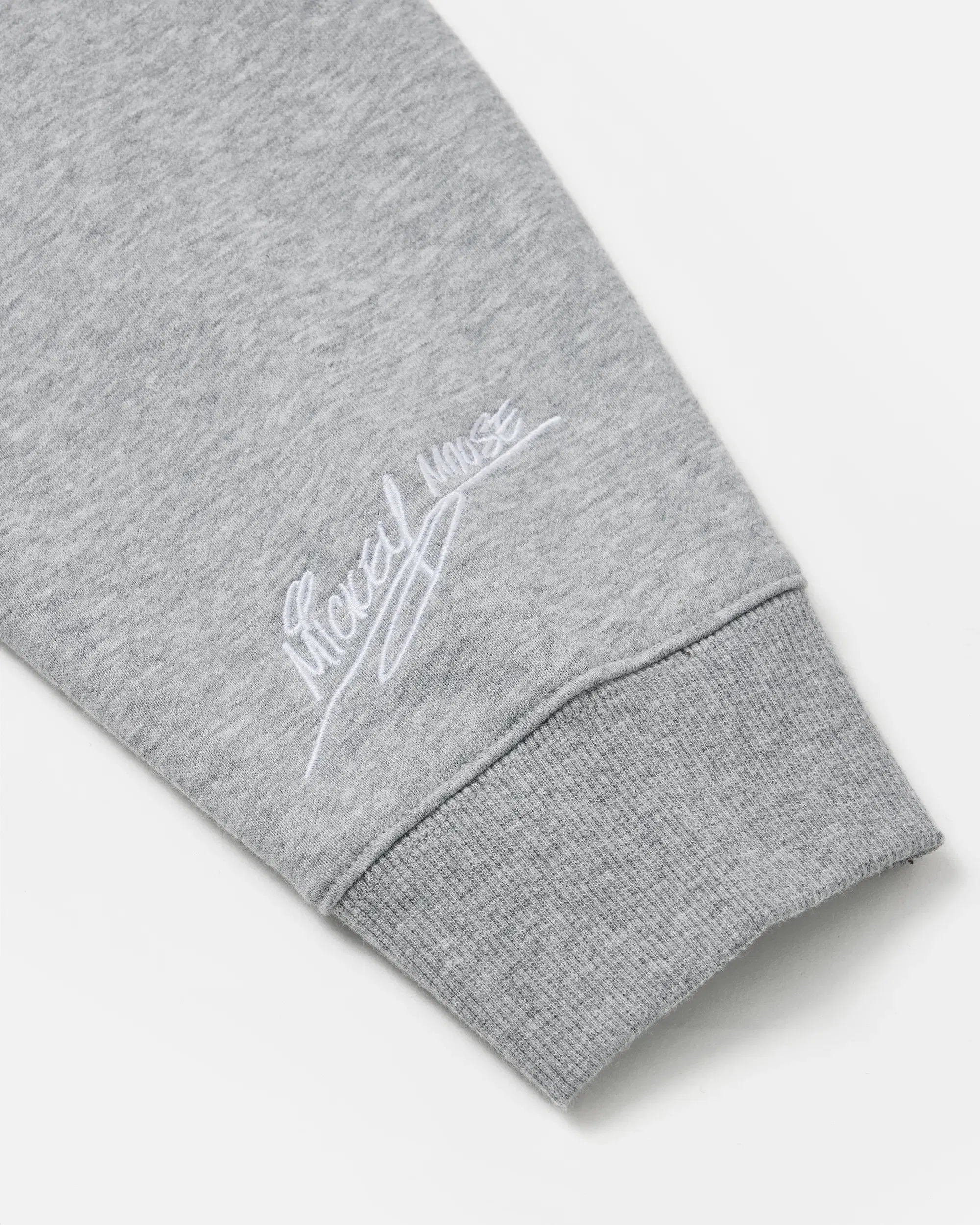 Realism SSS REALISM AND DISNEY MICKEY MOUSE ZIP HOODIE GREY MARLE