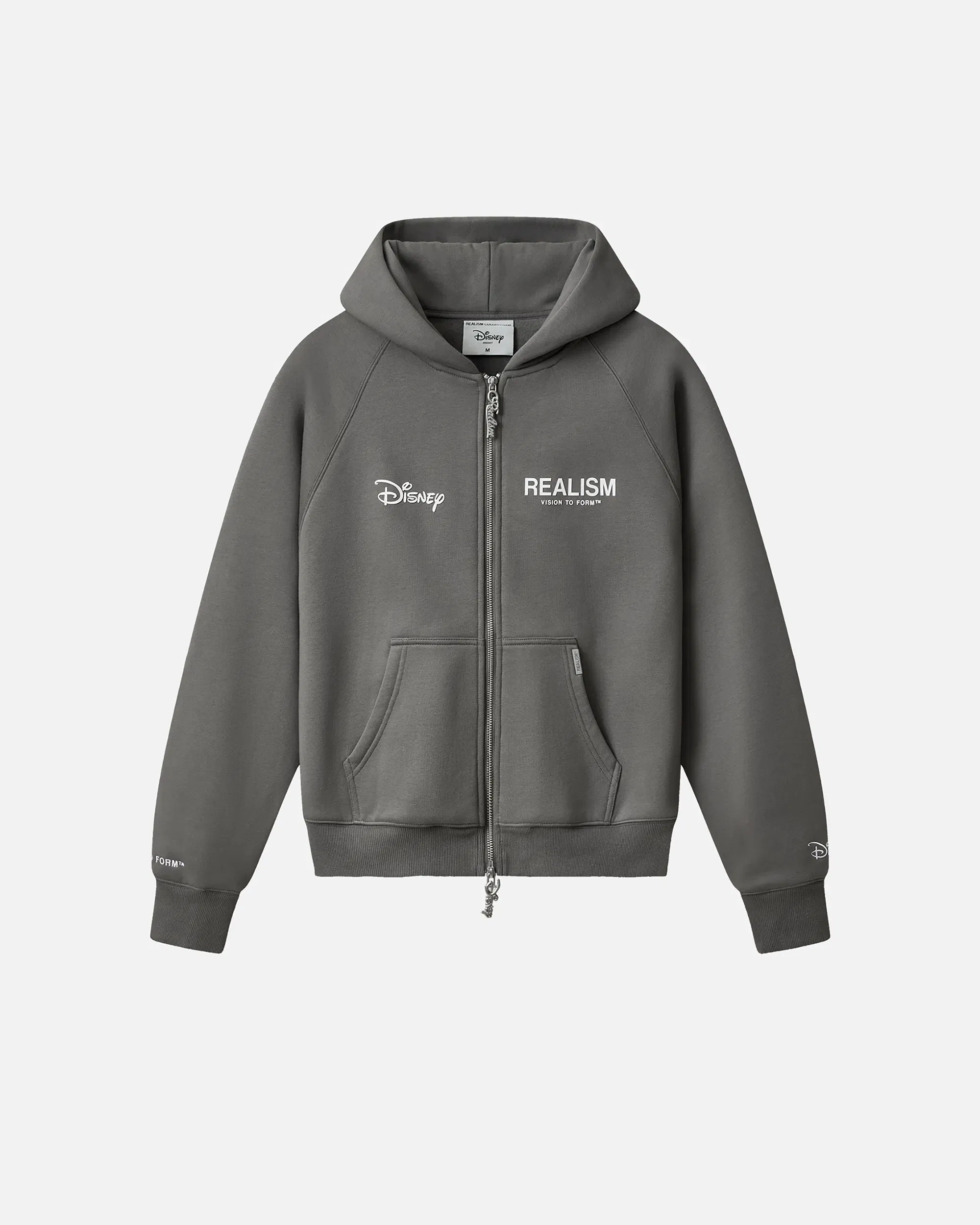 Realism SSS REALISM AND DISNEY MICKEY & FRIENDS SKETCH ZIP HOODIE COOL GREY