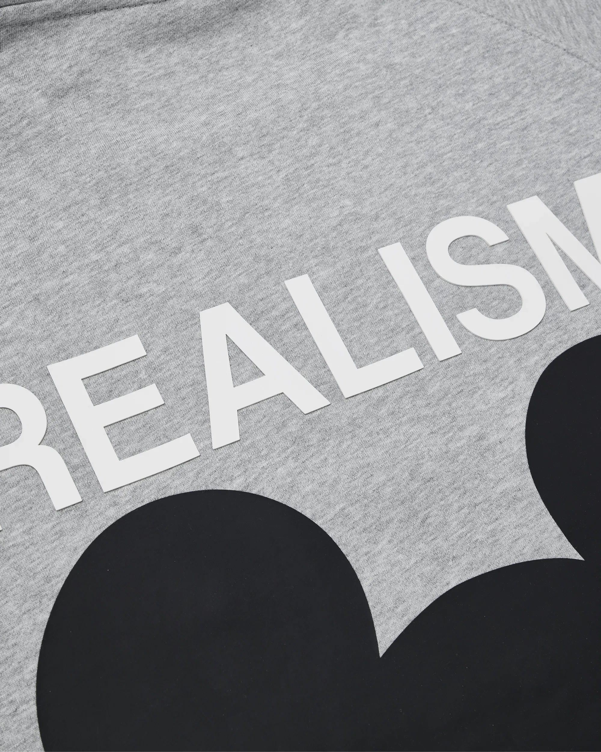 Realism SSS REALISM AND DISNEY HUG ME MICKEY ZIP HOODIE GREY MARLE