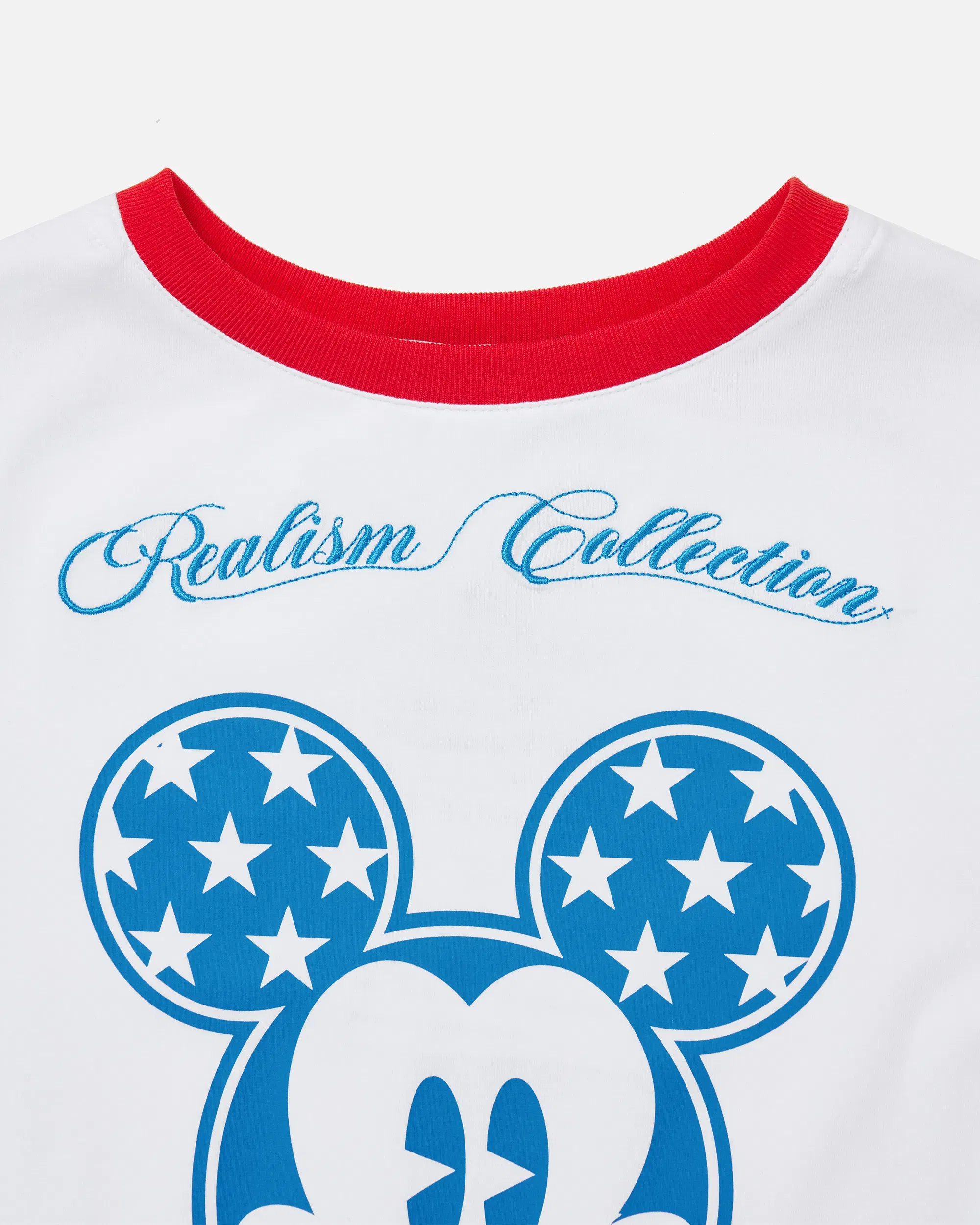 Realism SSS REALISM AND DISNEY USA BABY TEE WHITE