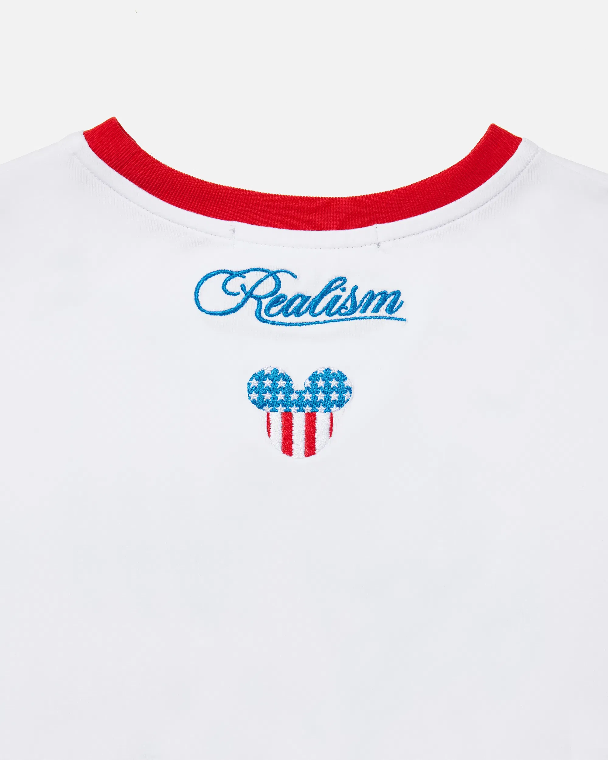 Realism SSS REALISM AND DISNEY USA BABY TEE WHITE