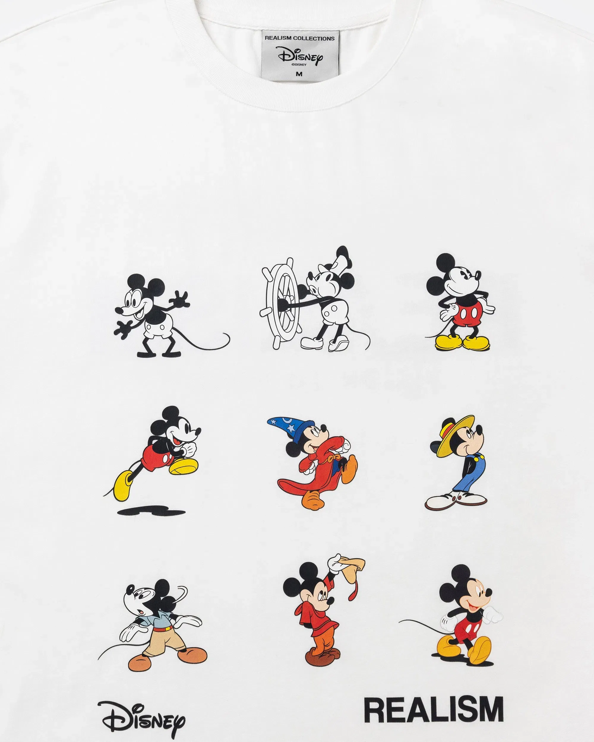 Realism SSS REALISM AND DISNEY MICKEY EVOLUTION TEE WHITE