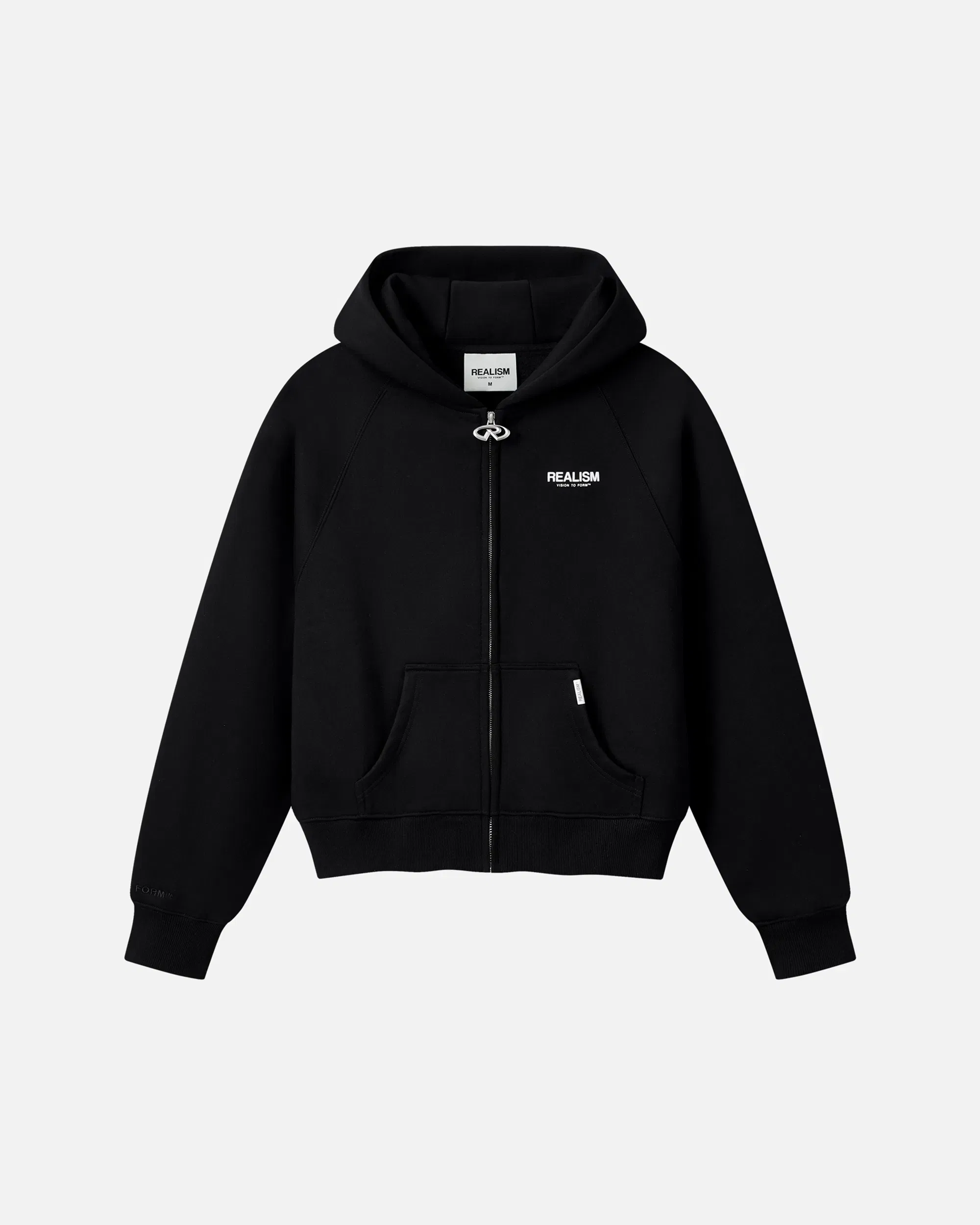Realism SSS REALISM STUDIO ZIP HOODIE V2 BLACK