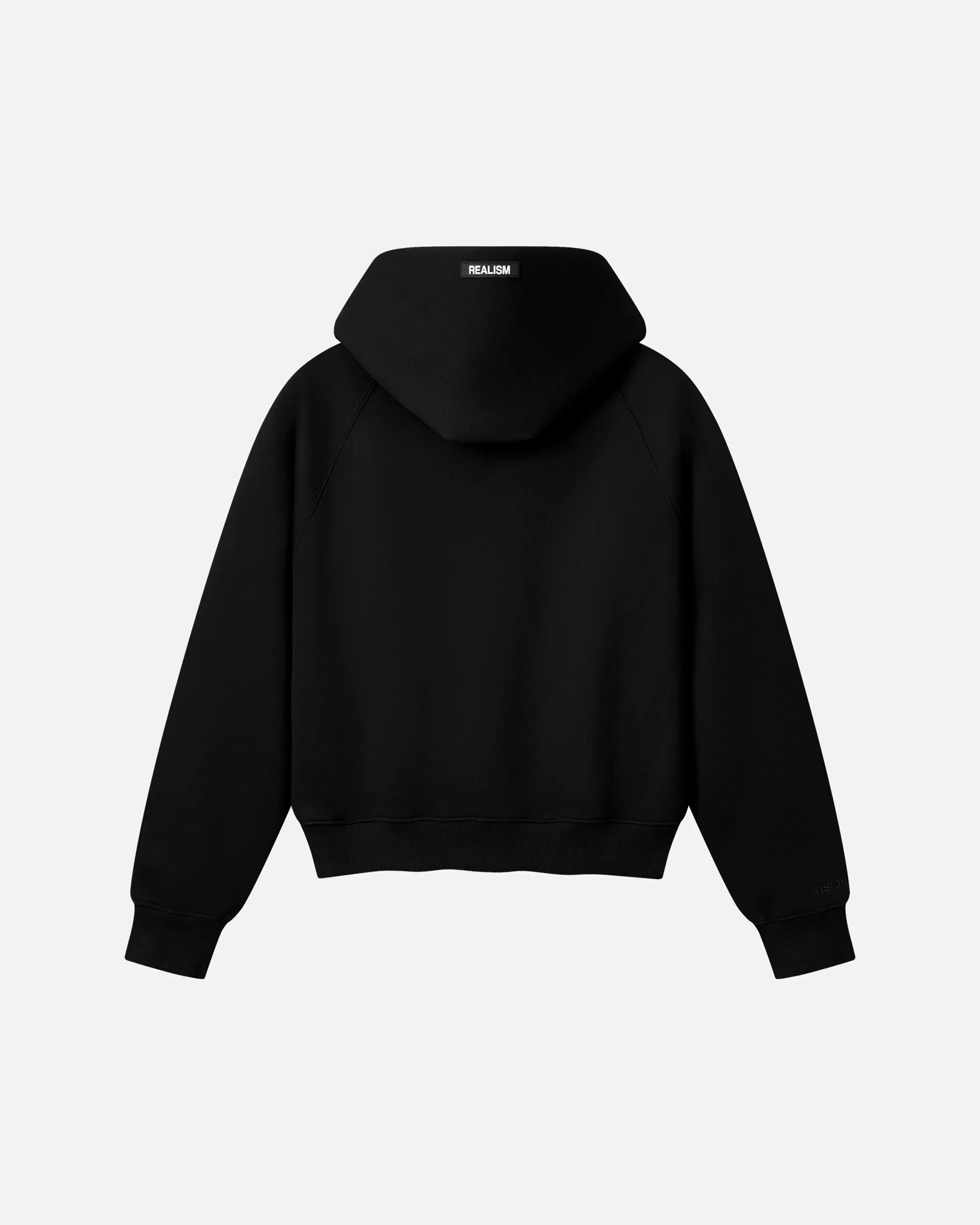 Realism SSS REALISM STUDIO ZIP HOODIE V2 BLACK