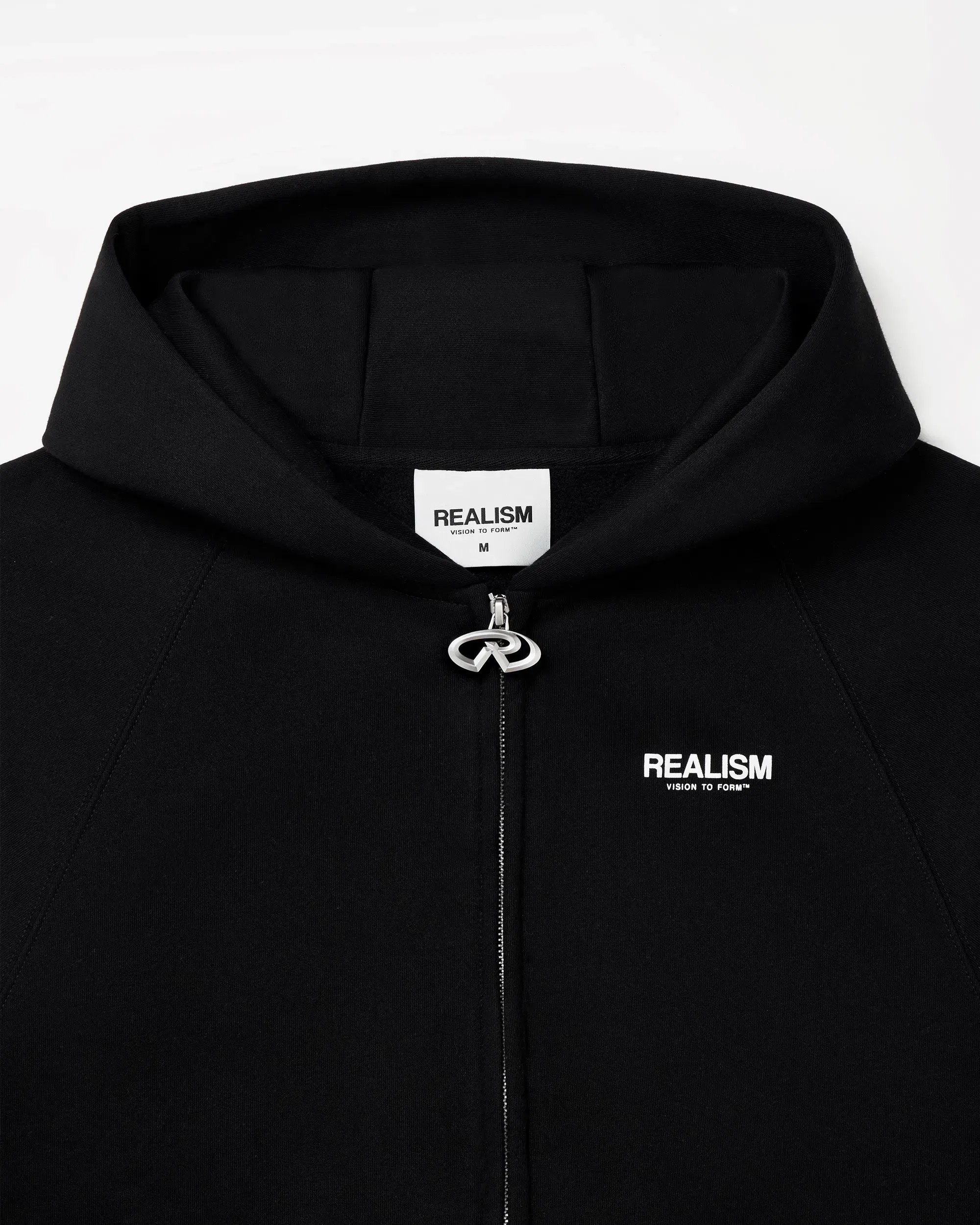 Realism SSS REALISM STUDIO ZIP HOODIE V2 BLACK