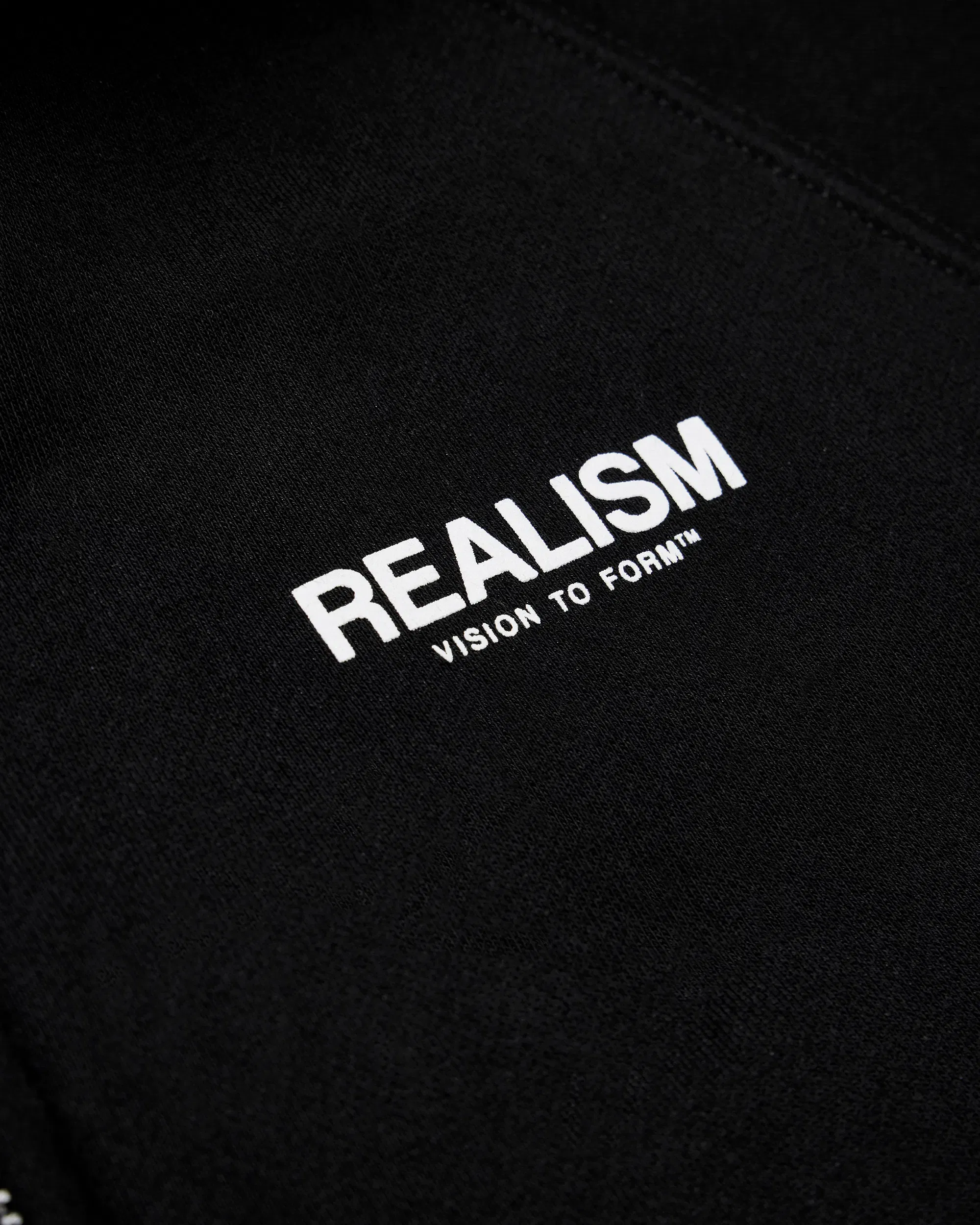 Realism SSS REALISM STUDIO ZIP HOODIE V2 BLACK