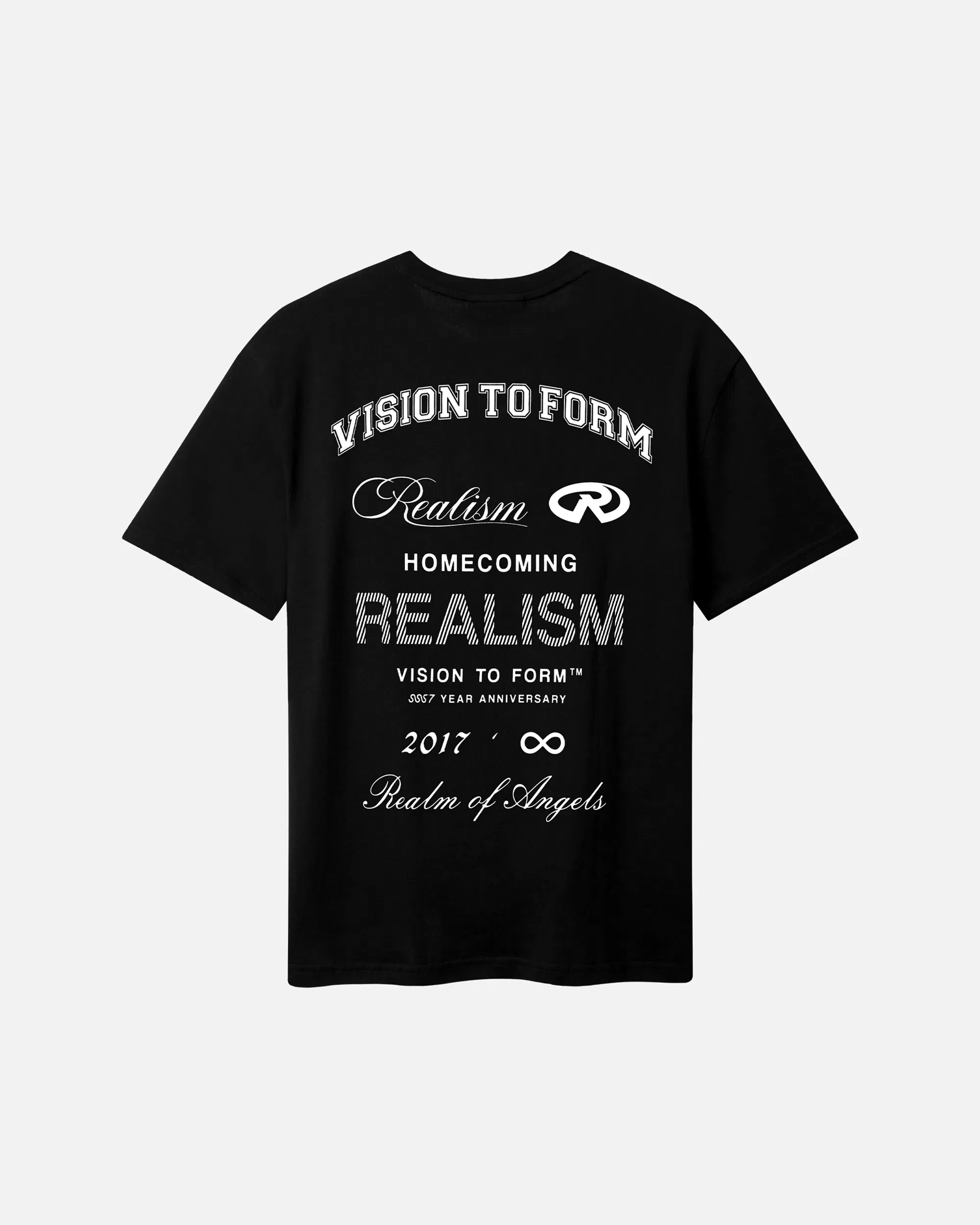 Realism SSS REALISM HOMECOMING TEE V2 BLACK