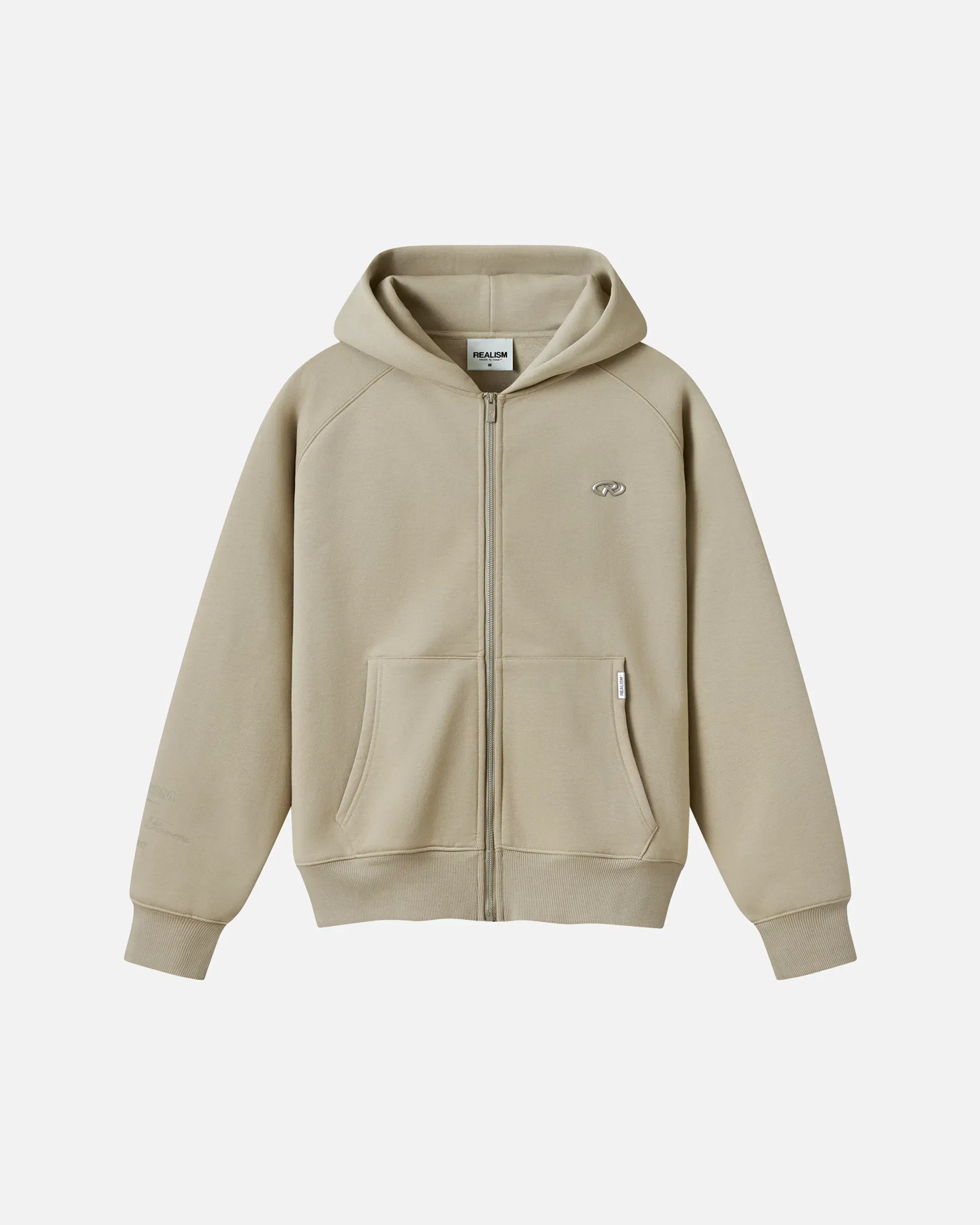 Realism SSS REALISM RADIANT ZIP HOODIE V2 TAUPE
